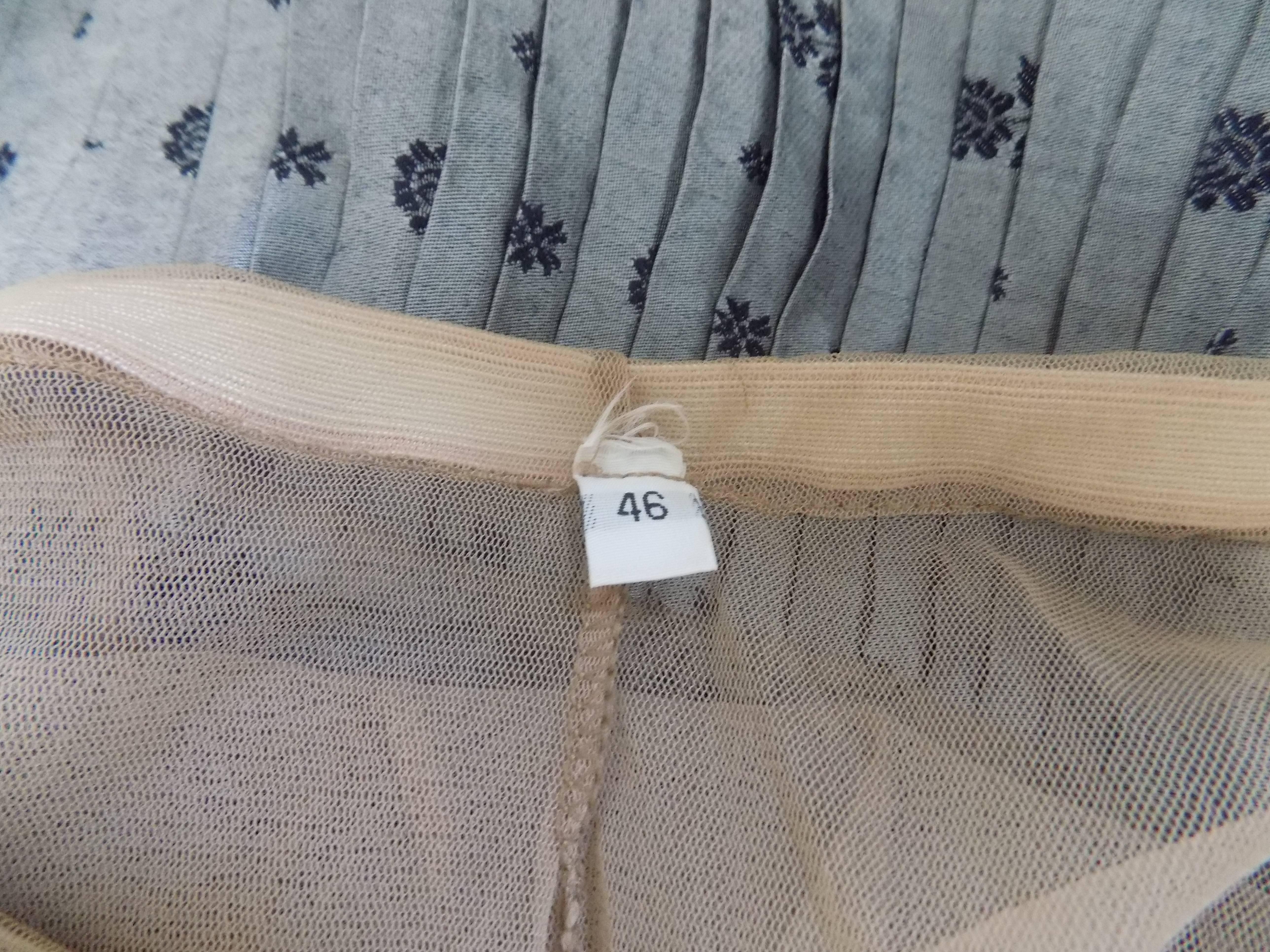 1980s See Through Skirt In Excellent Condition In Capri, IT