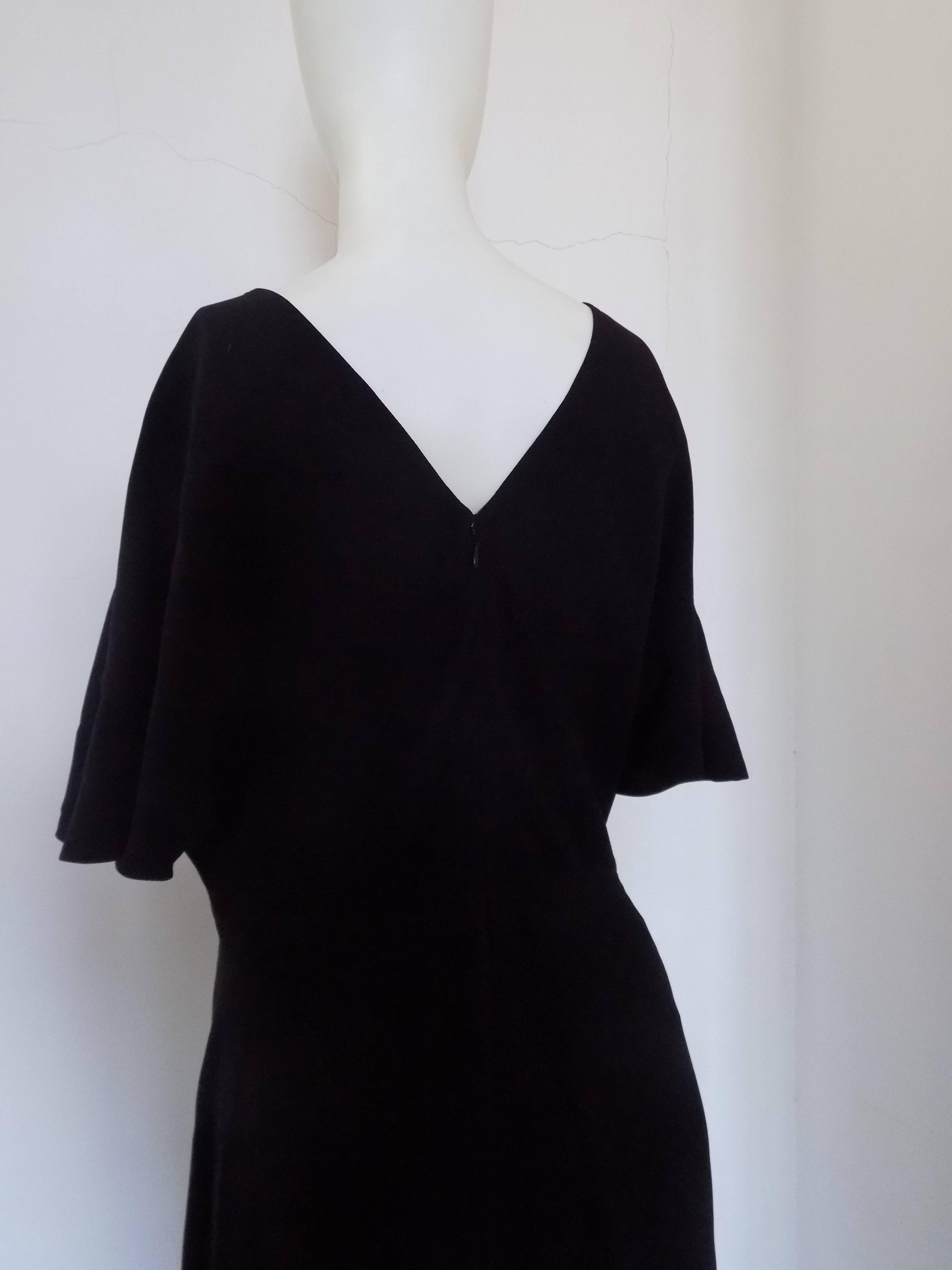 1990s Valentino Black Dress 2