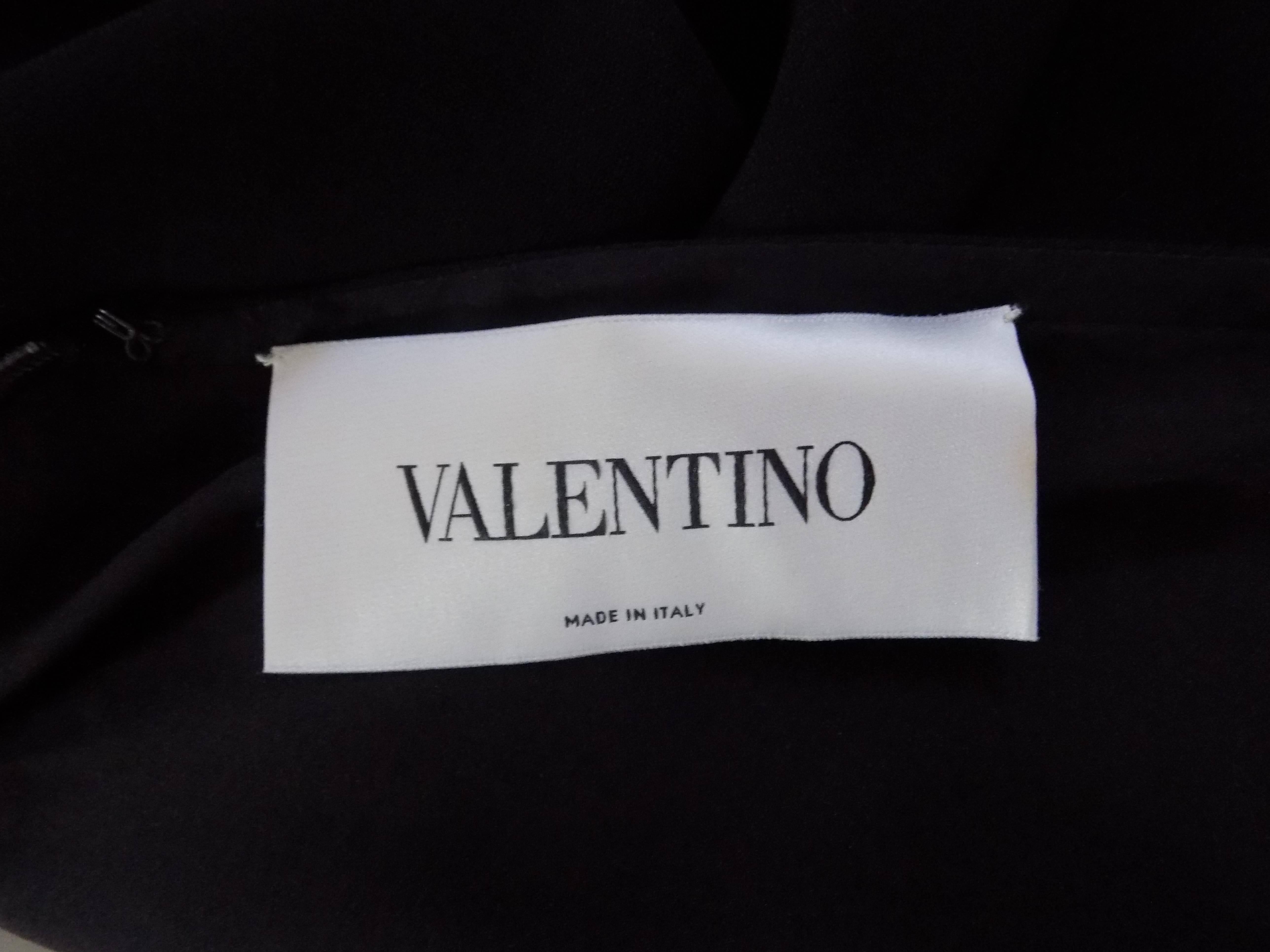 Women's 1990s Valentino Black Dress