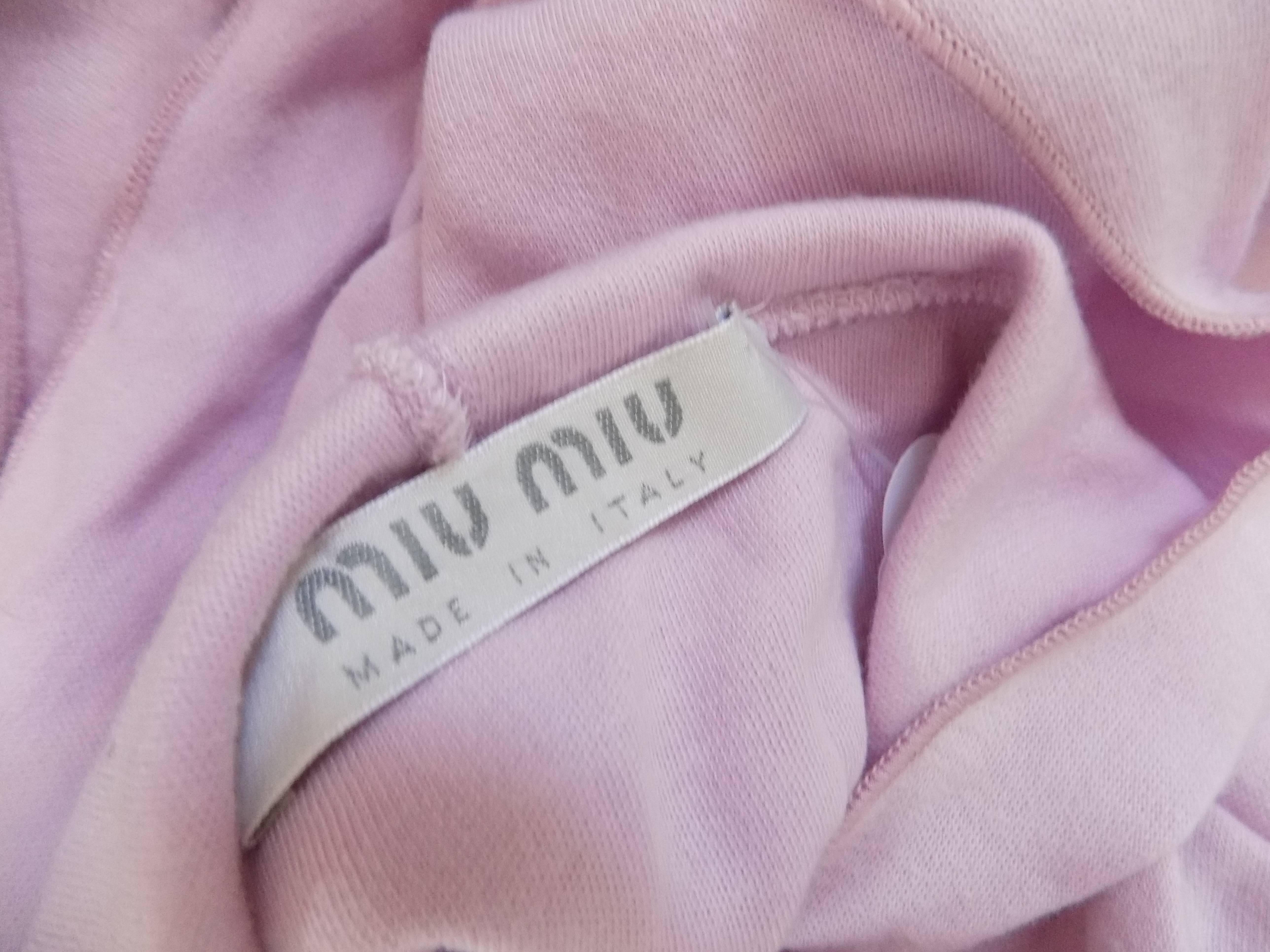 1990 Miu Miu Pink Sweater In Excellent Condition In Capri, IT