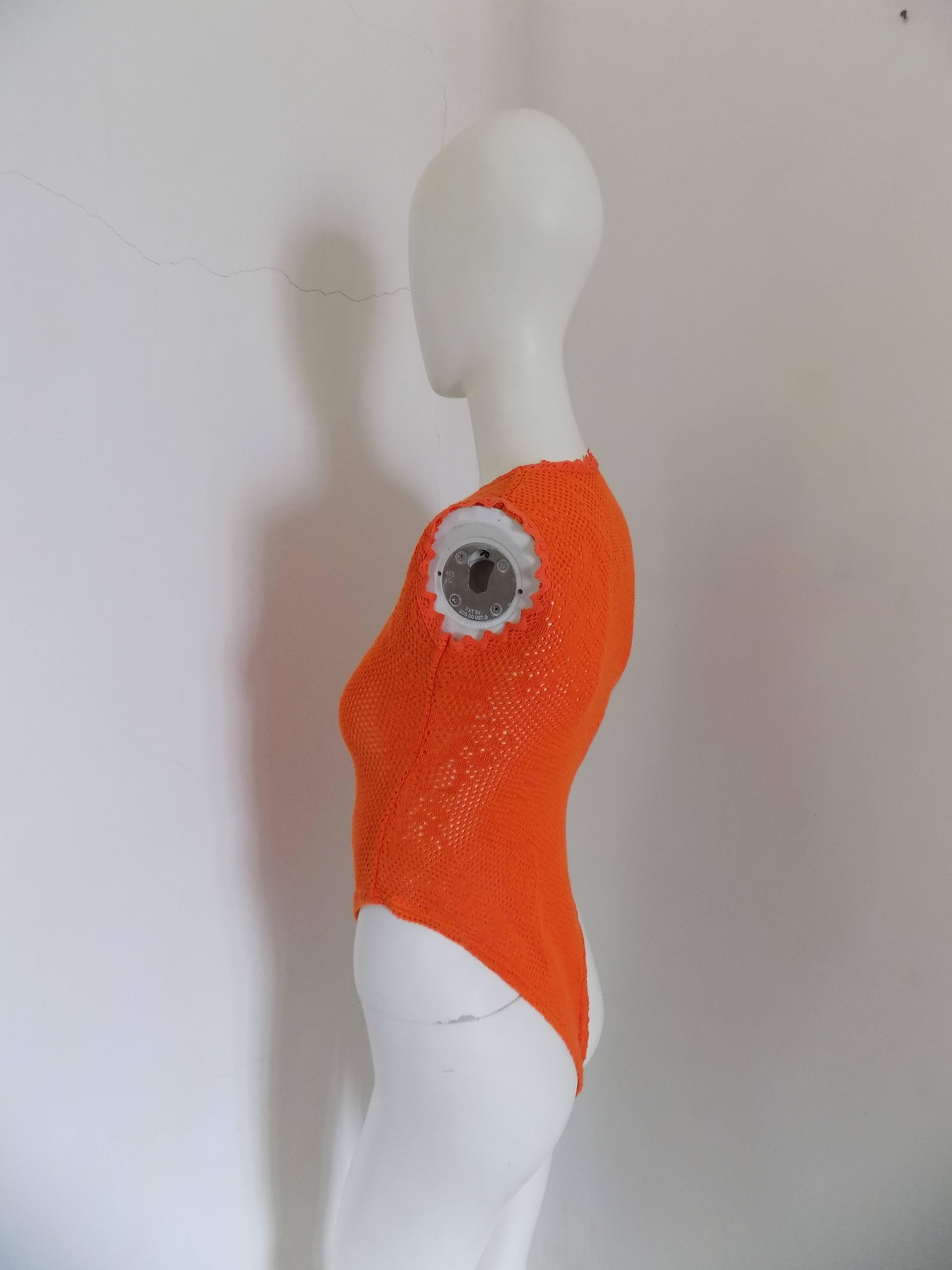 Women's 1970s Orange Handmade Body