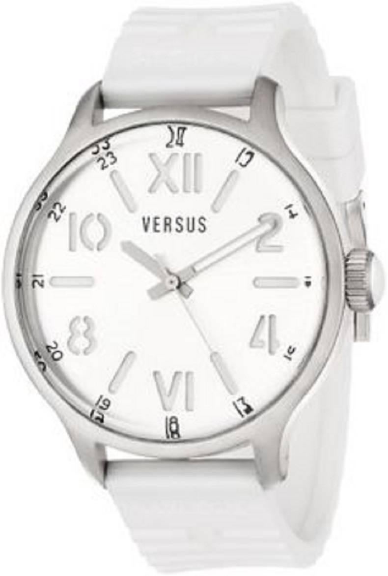 This unisex Versus Versace City watch has a stainless steel case and is fitted with a quartz movement. It fastens a white rubber strap and has a white dial.
BrandVersus VersacePackaging
Versus Versace packaging
Guarantee
Versus Versace 2 year
