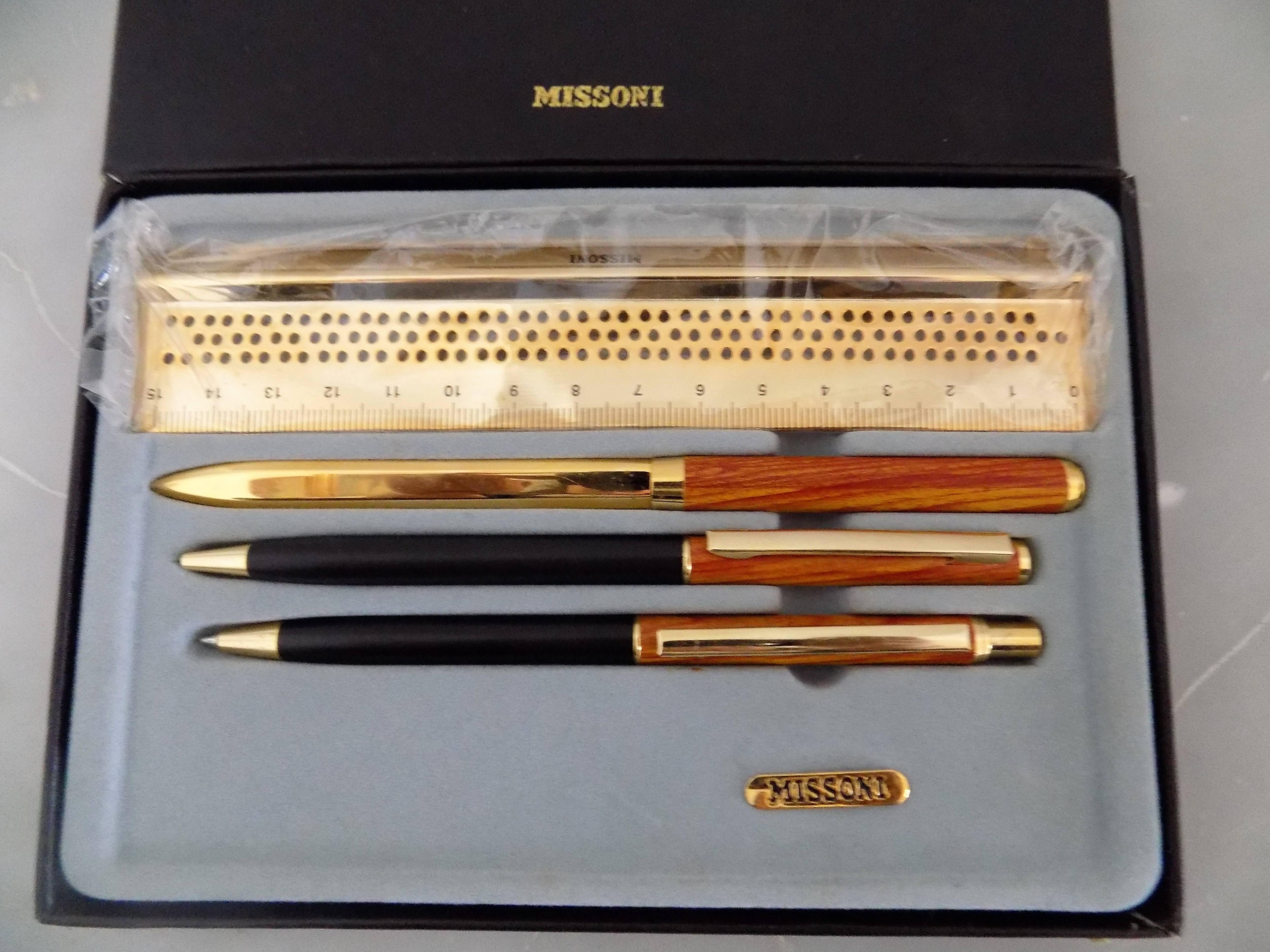 Black Missoni Pen Case New still in original box