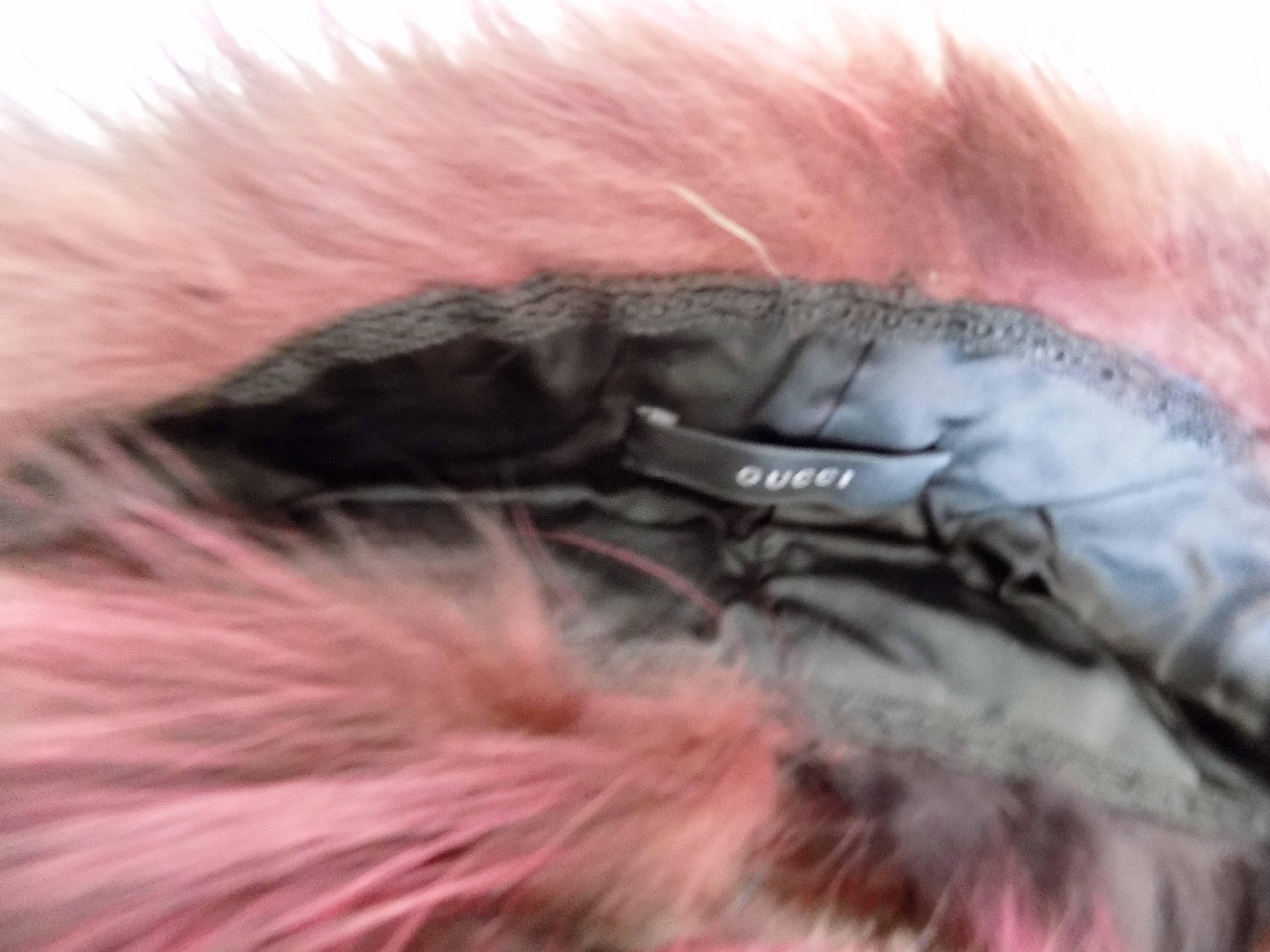 Gucci Fur Hat In New Condition For Sale In Capri, IT