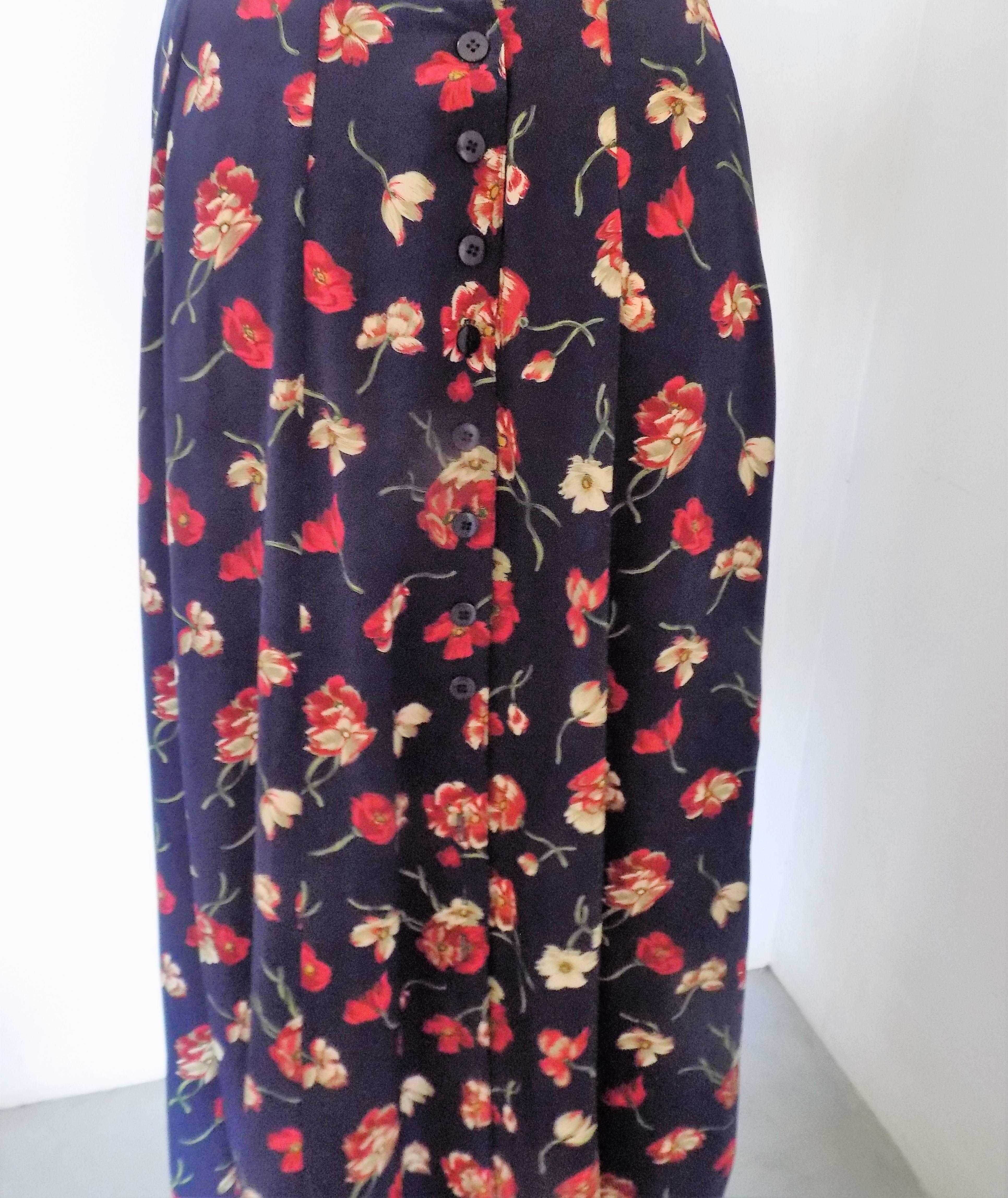 Black Rafaella Blu long skirt