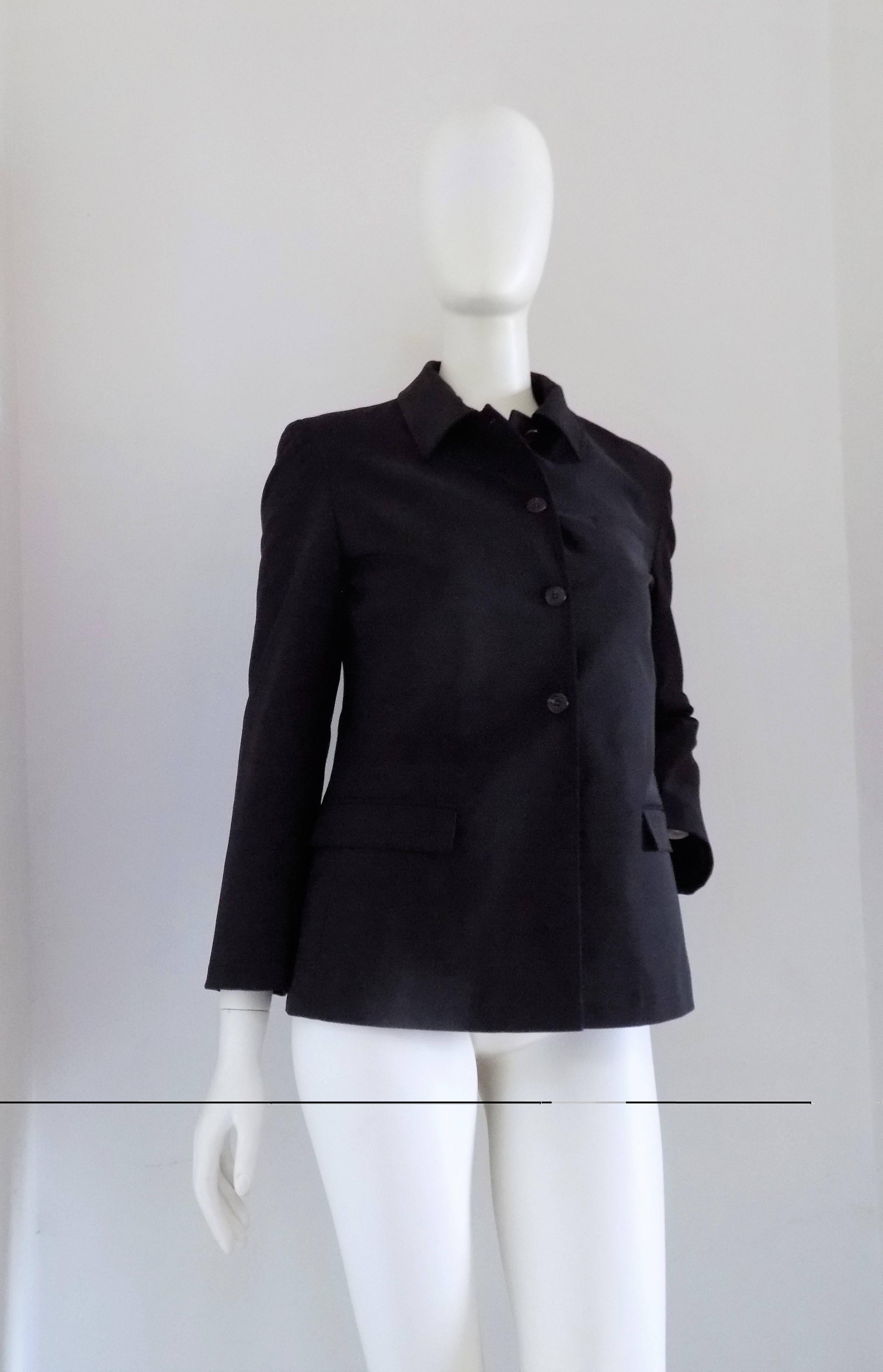 Prada Black Jacket In Excellent Condition For Sale In Capri, IT