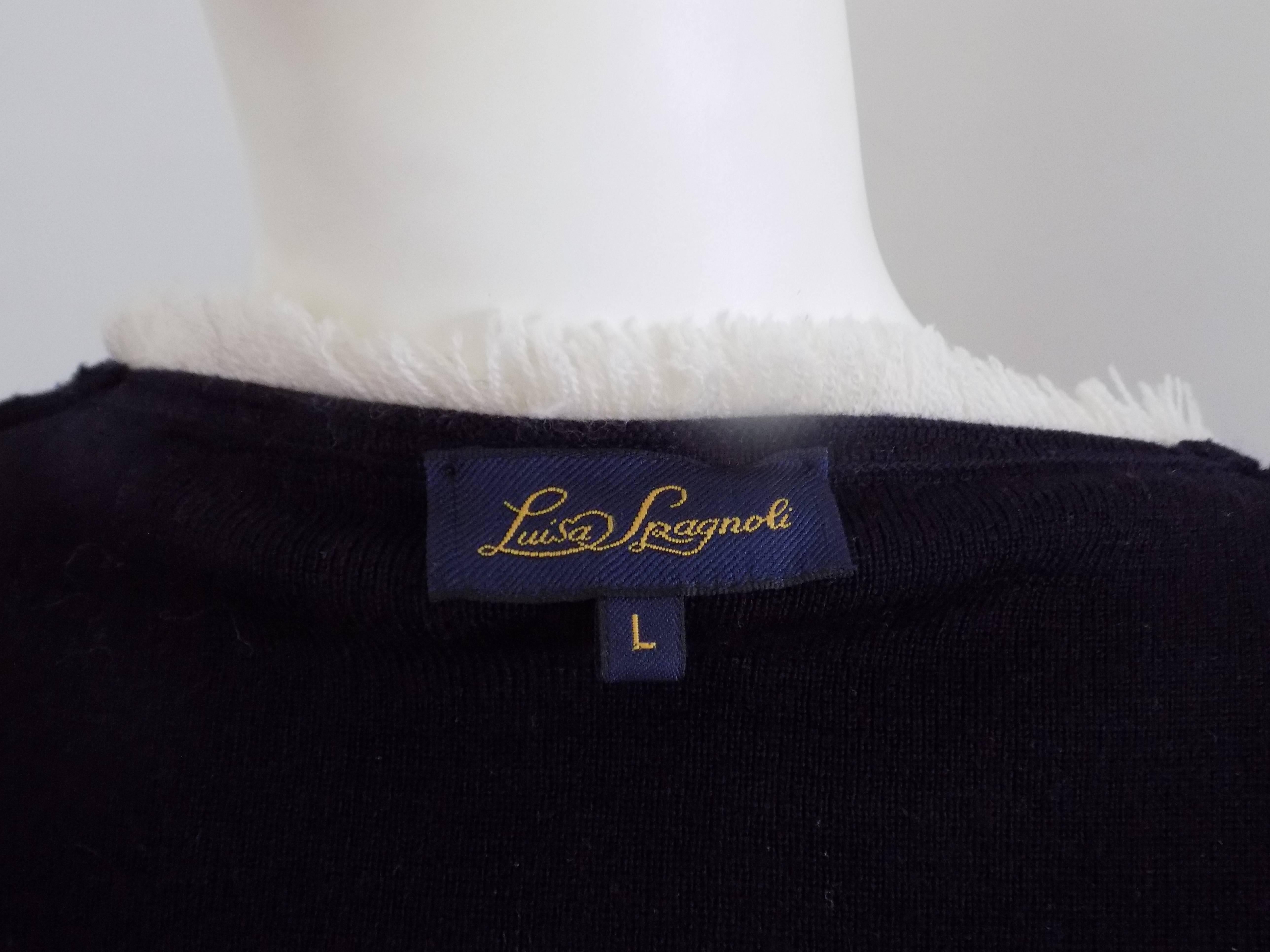 Luisa Spagnoli Blu Wool Jacket For Sale 1