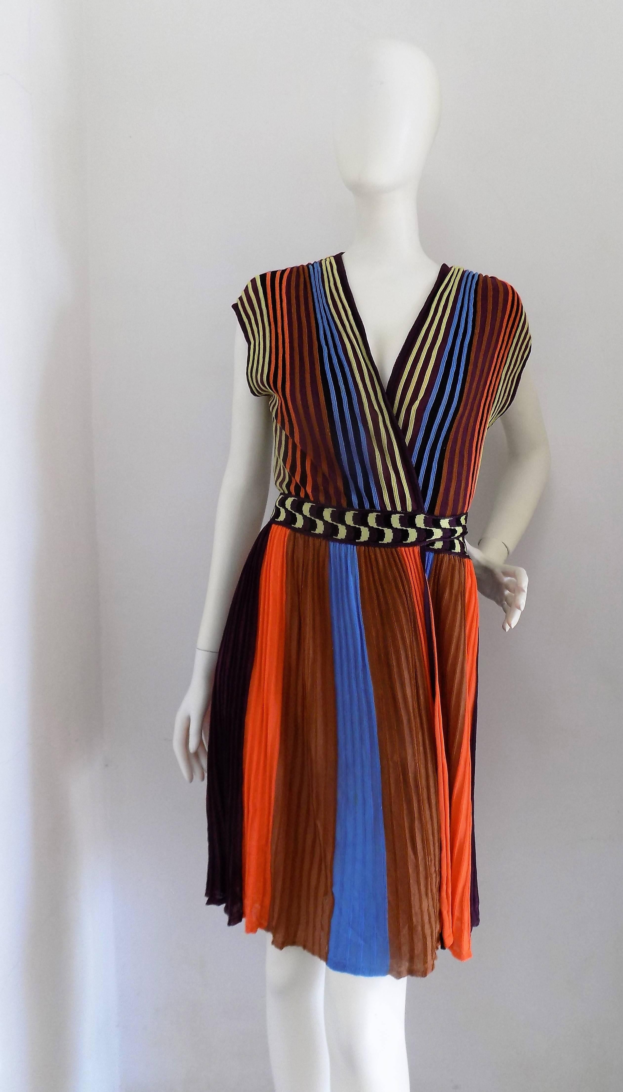 Missoni Multicolour Dress chemisier
totally made in italy in italian size range M 