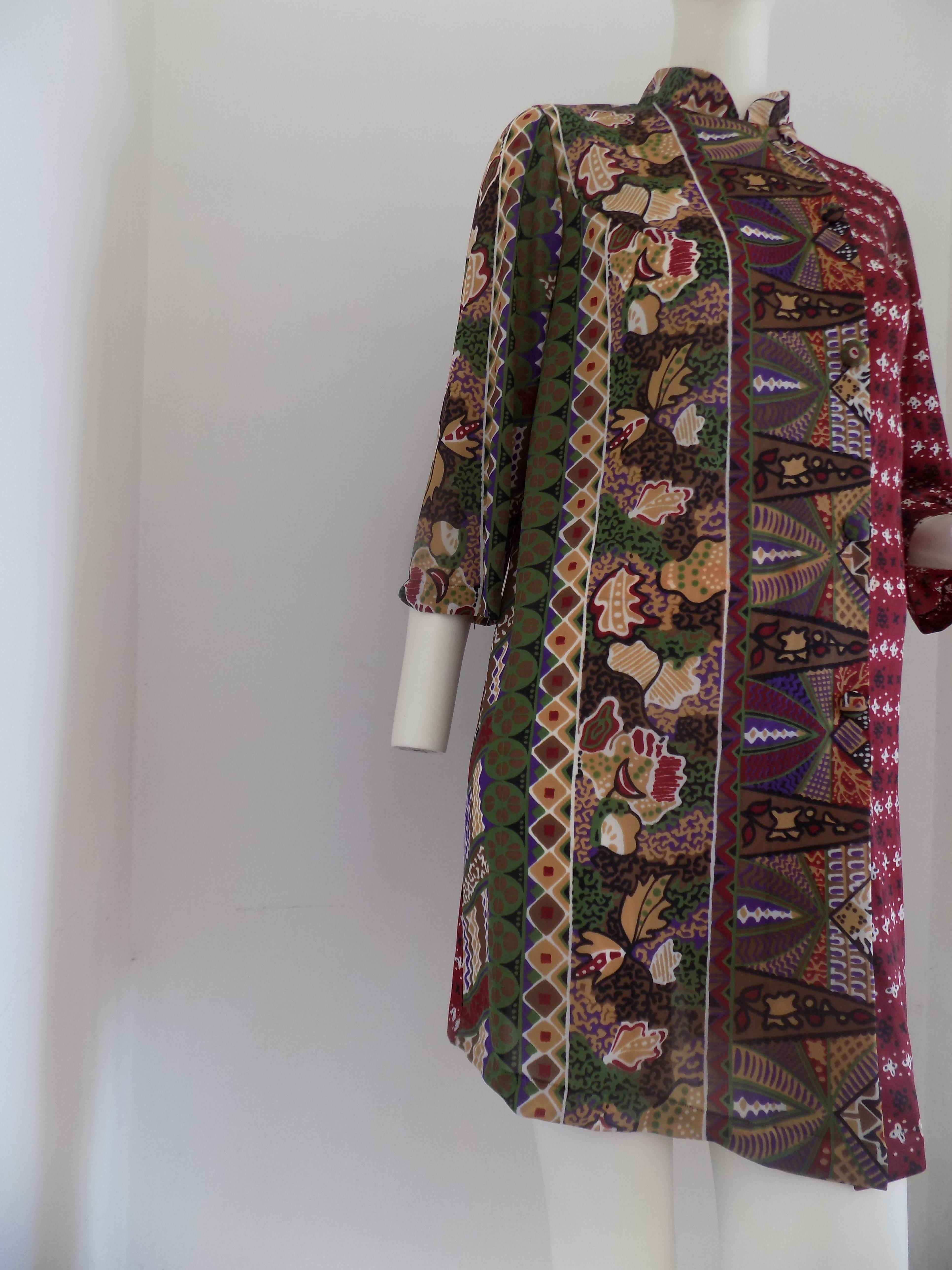 Women's Vintage multicolour Jacket Chemisier