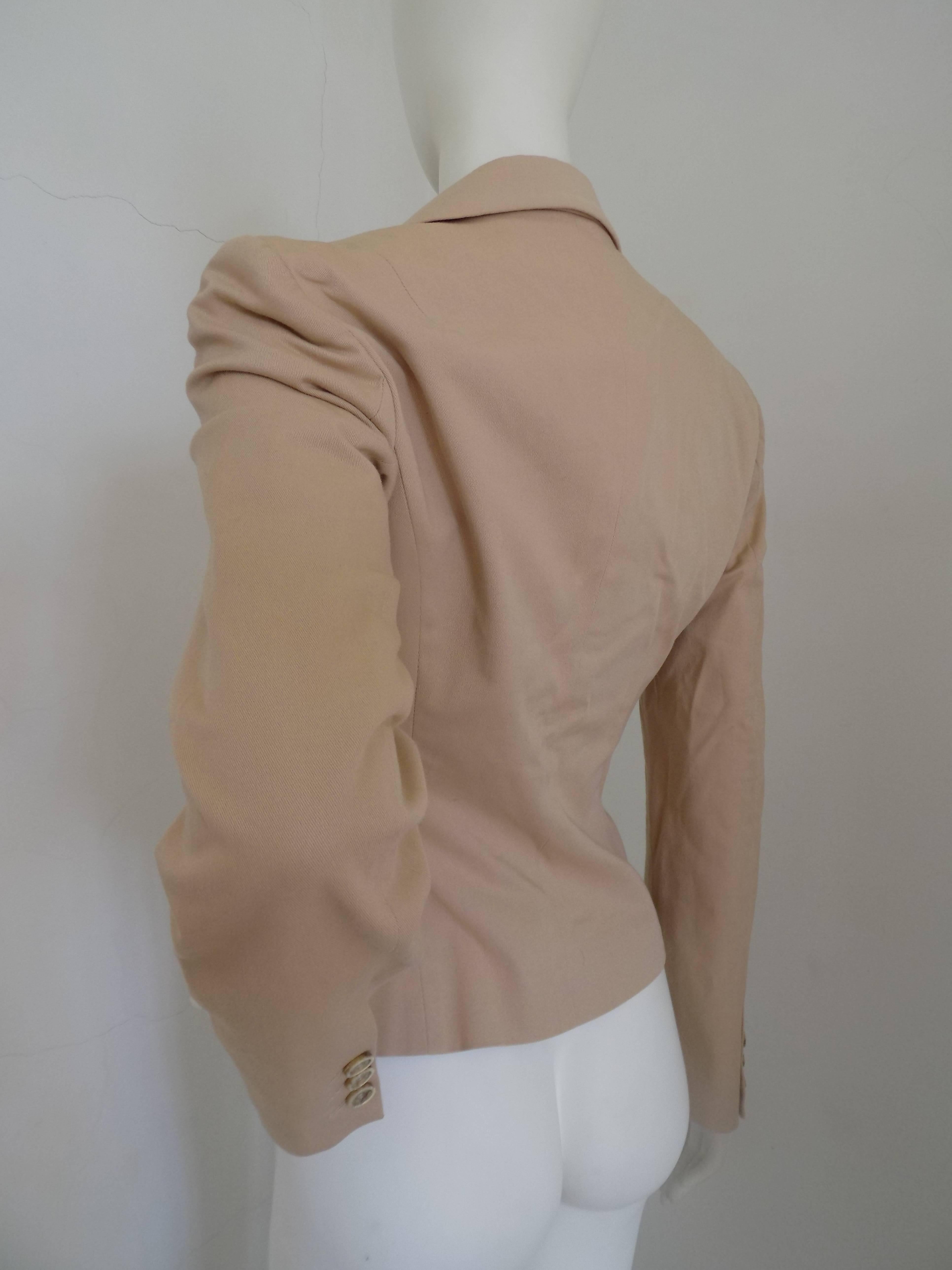 Brown D&G Beije Cotton Jacket For Sale