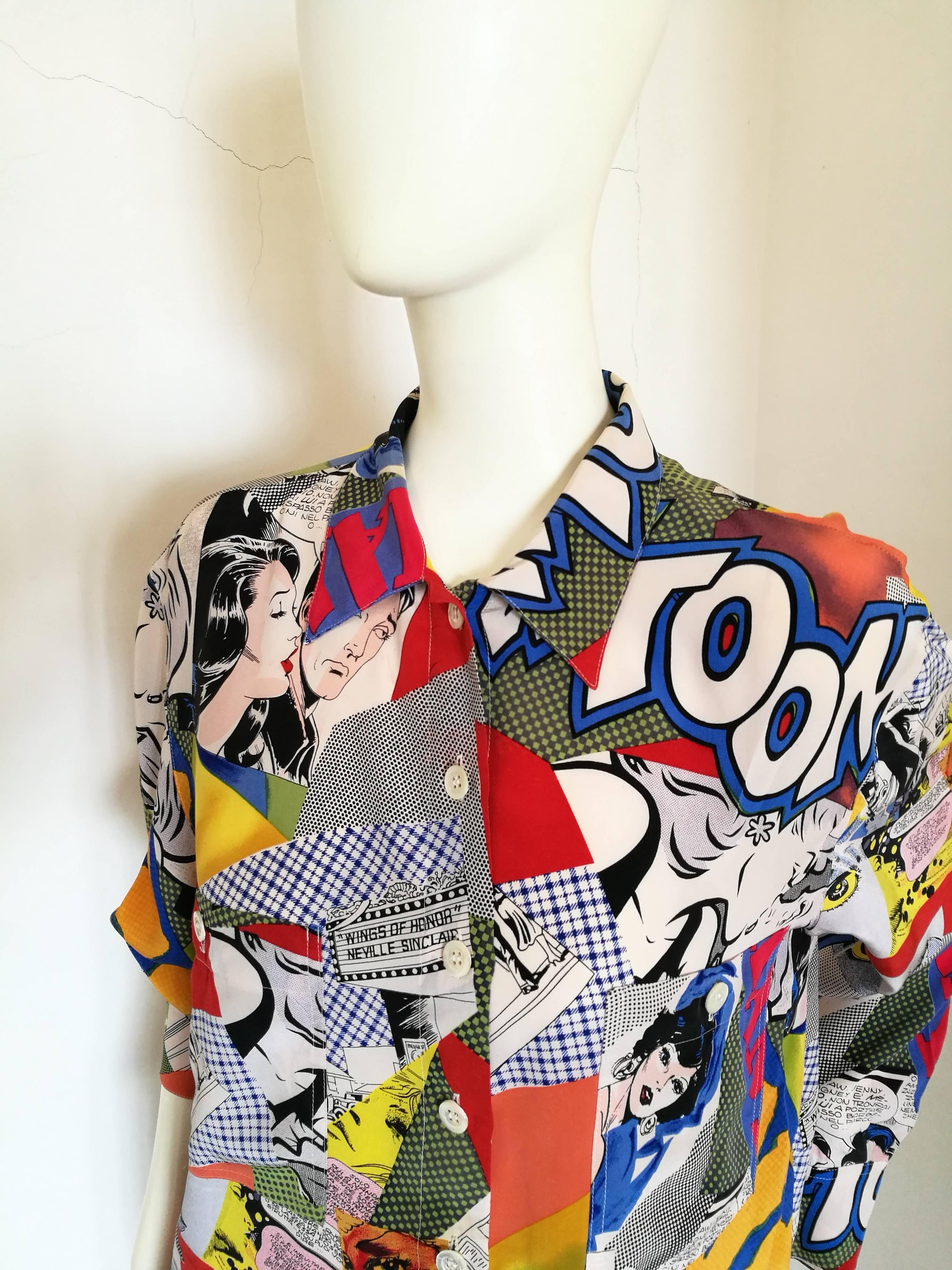 Garbo pop art vintage shirt at 1stDibs