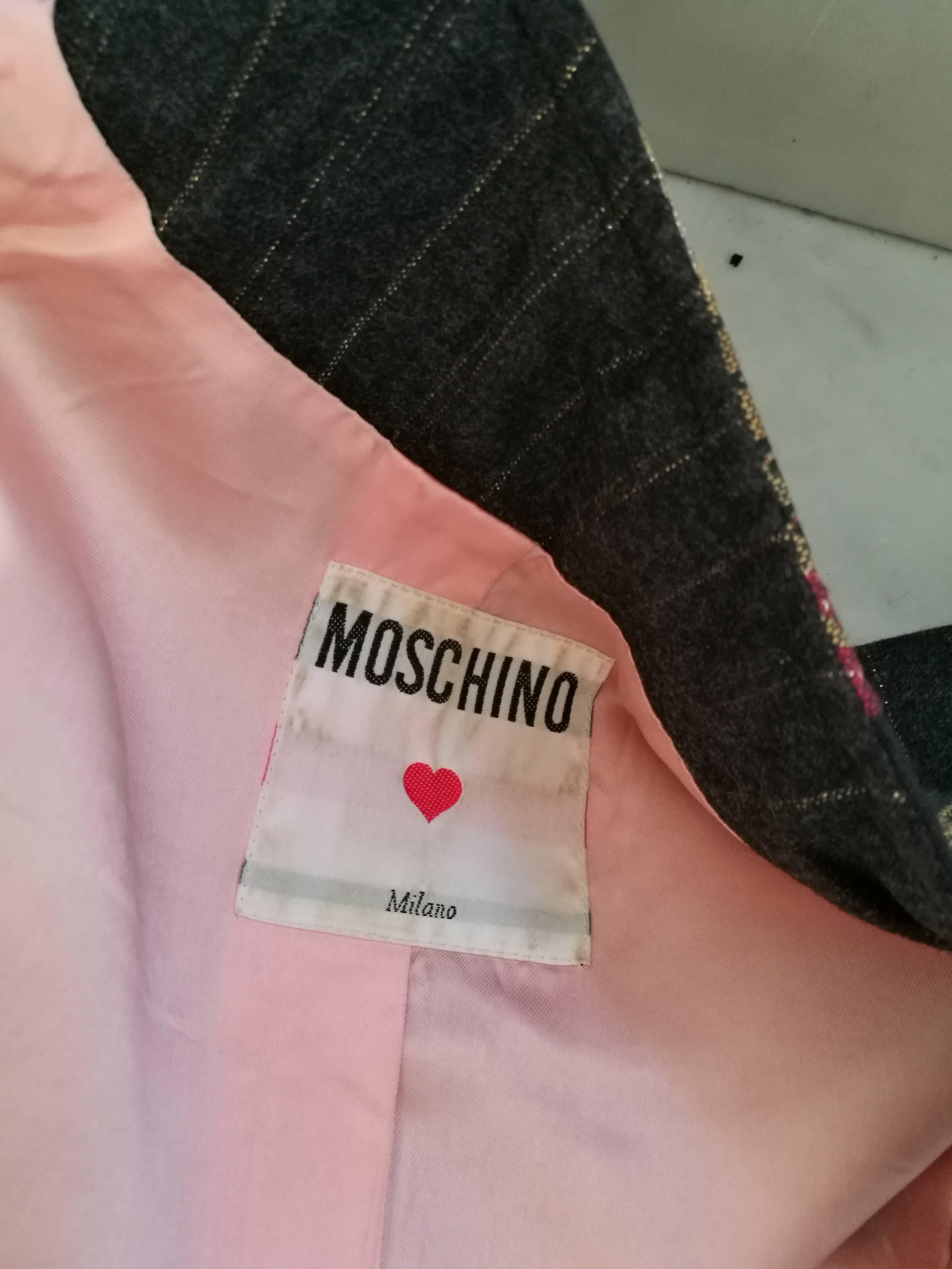 Moschino Milano Jacket In Excellent Condition For Sale In Capri, IT