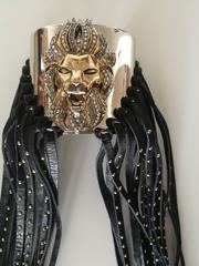 Roberto Cavalli Lion Fringes Bracelet NWOT