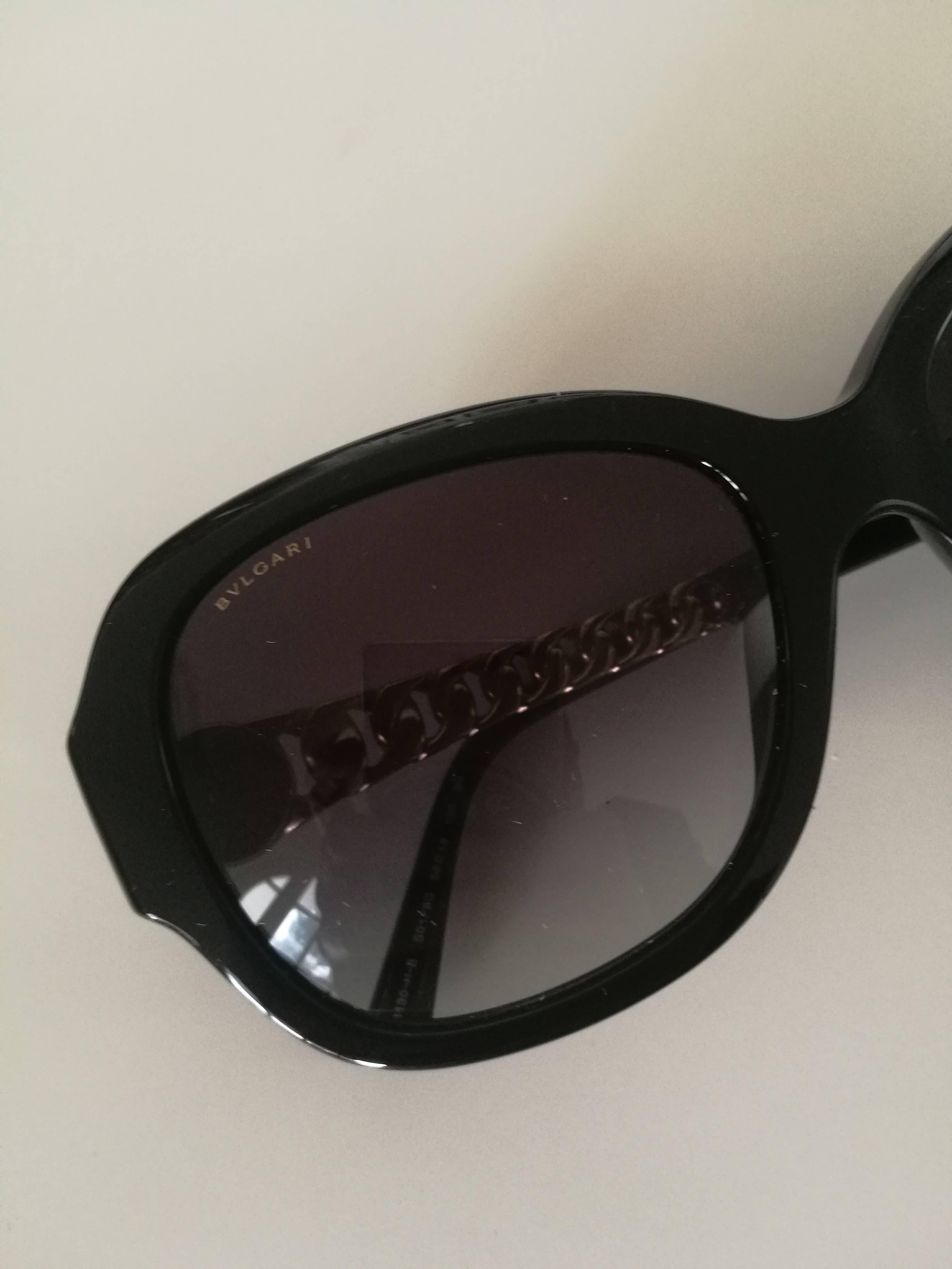 Women's Bulgari Black Sunglasses NWOT