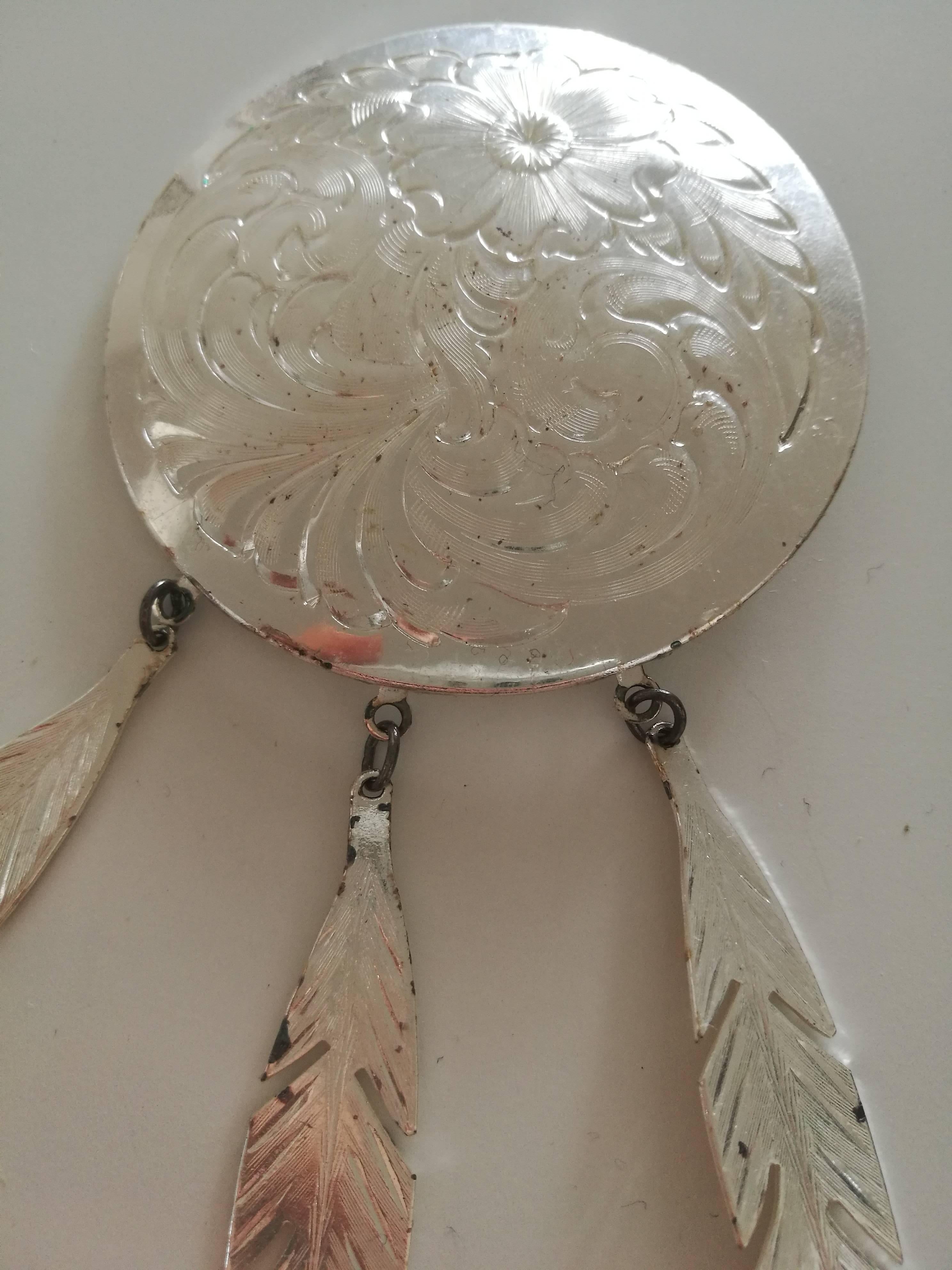 Women's or Men's Montana Silversmiths silver tone brooch