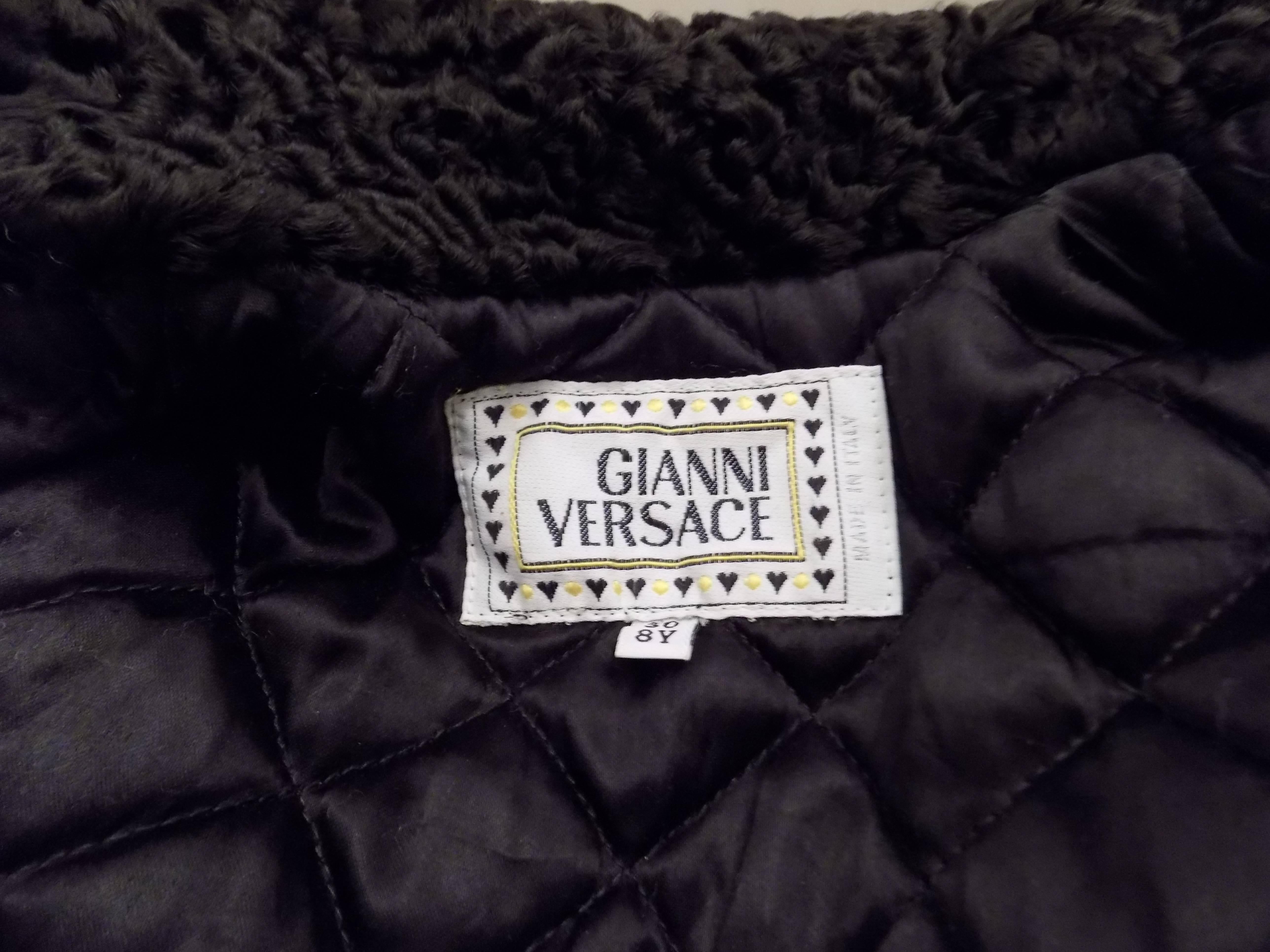 Gianni Versace pied de poule black jacket For Sale 2