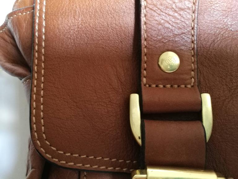 Leather crossbody bag Mulberry Brown in Leather - 33216516