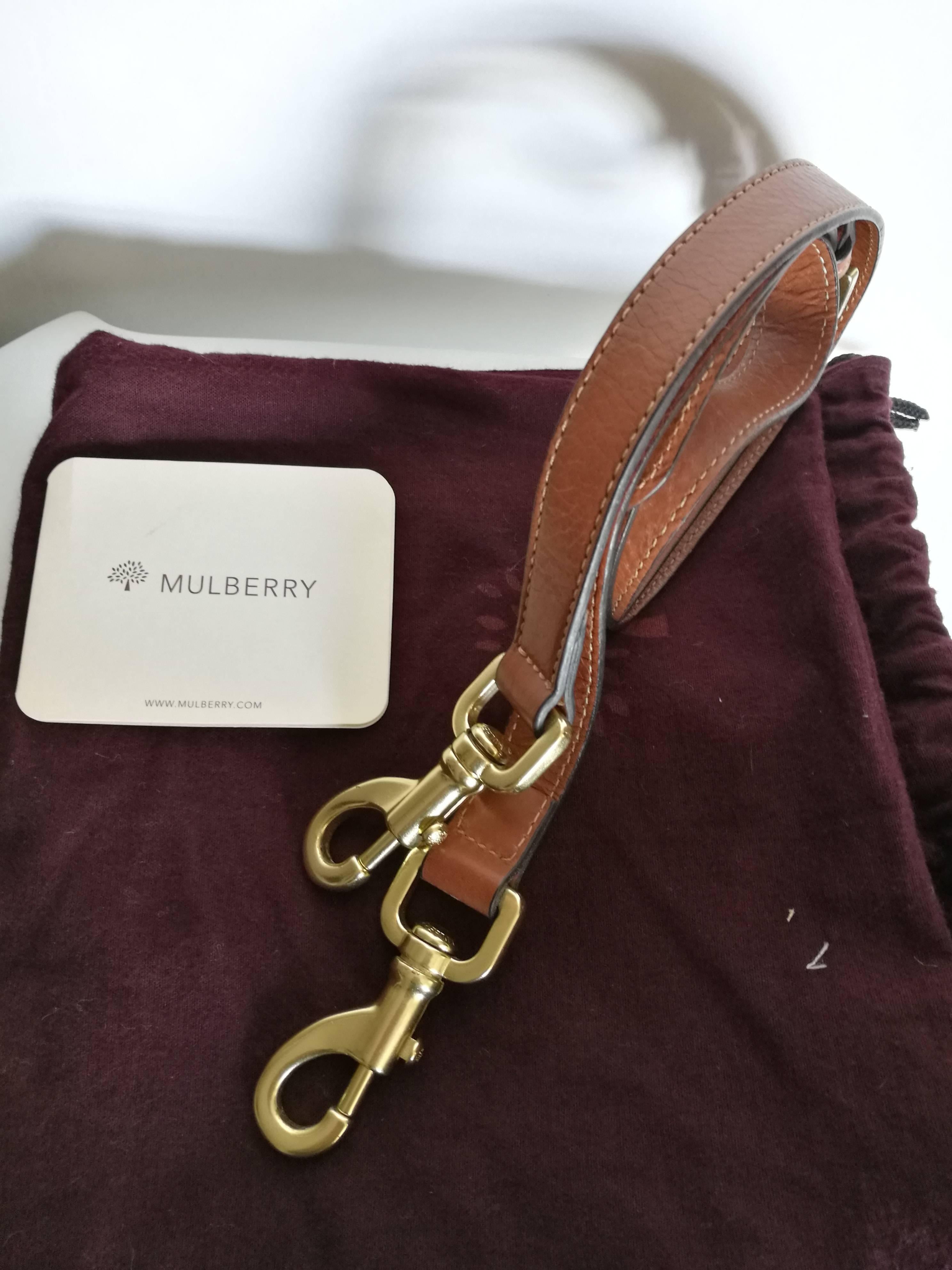 Mulberry brown leather bag 1