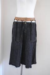 Alexander McQueen Denim long skirt