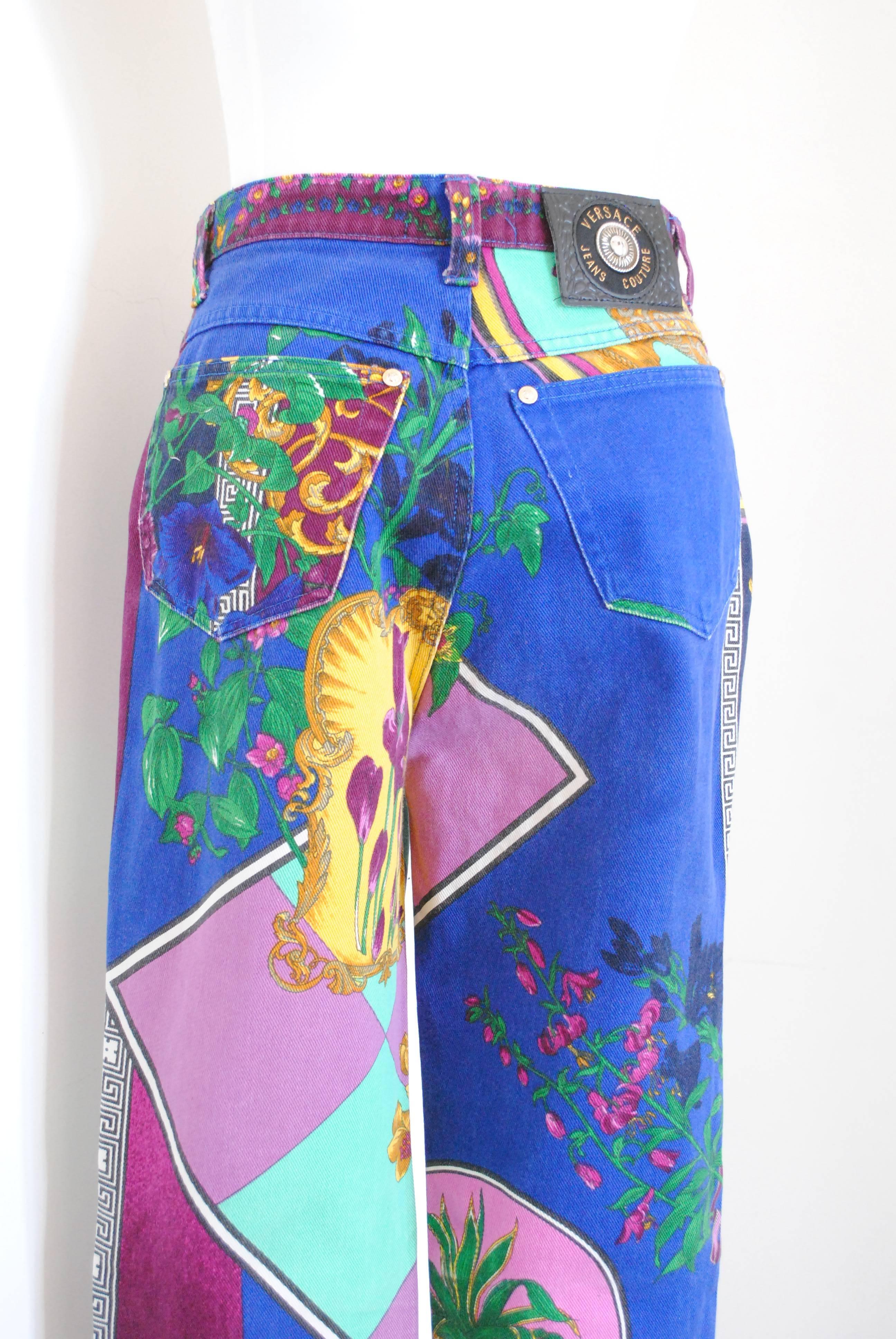 Versace Jeans Couture blu Jeans In Excellent Condition In Capri, IT
