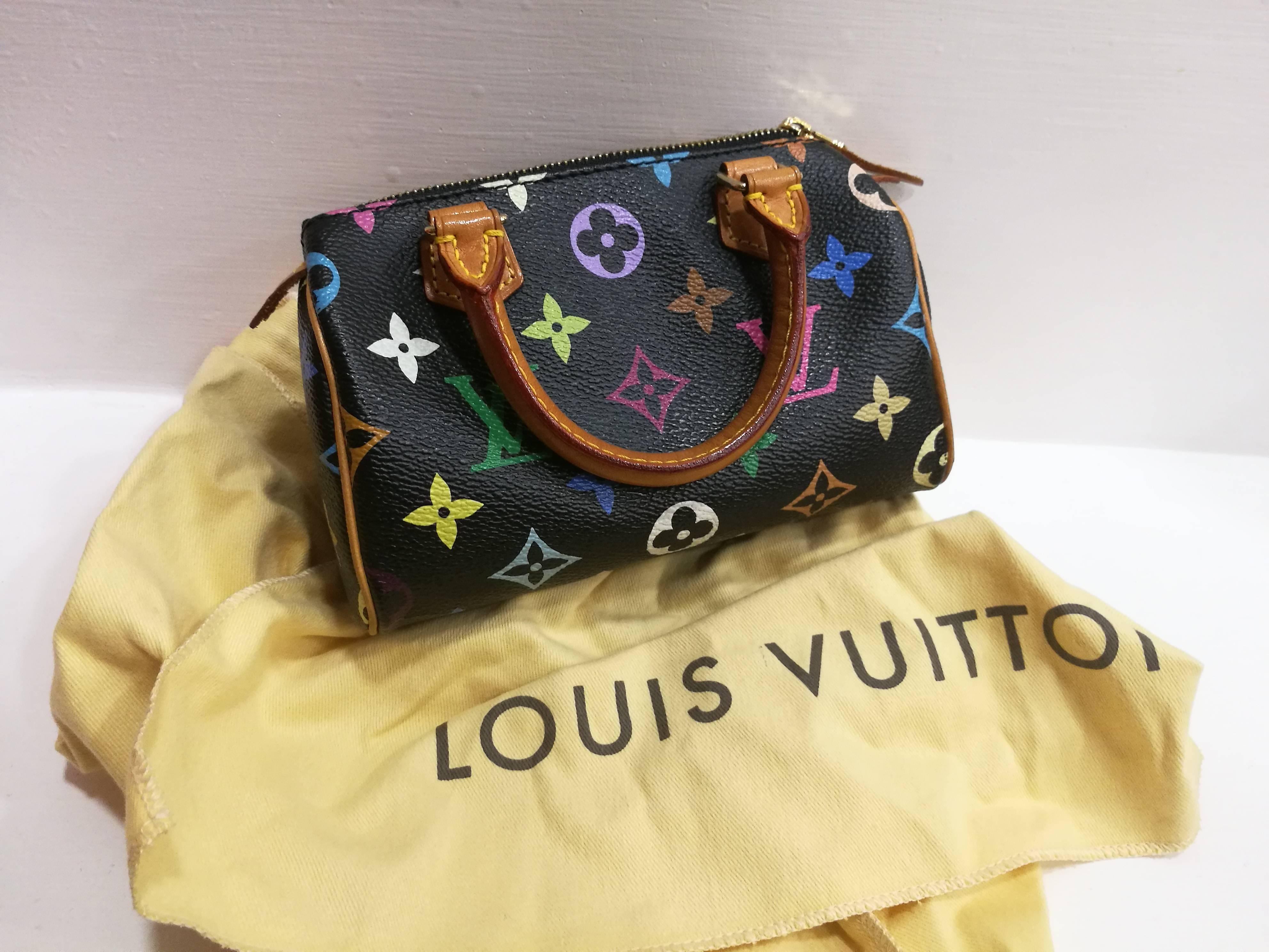 louis vuitton mini speedy multicolor