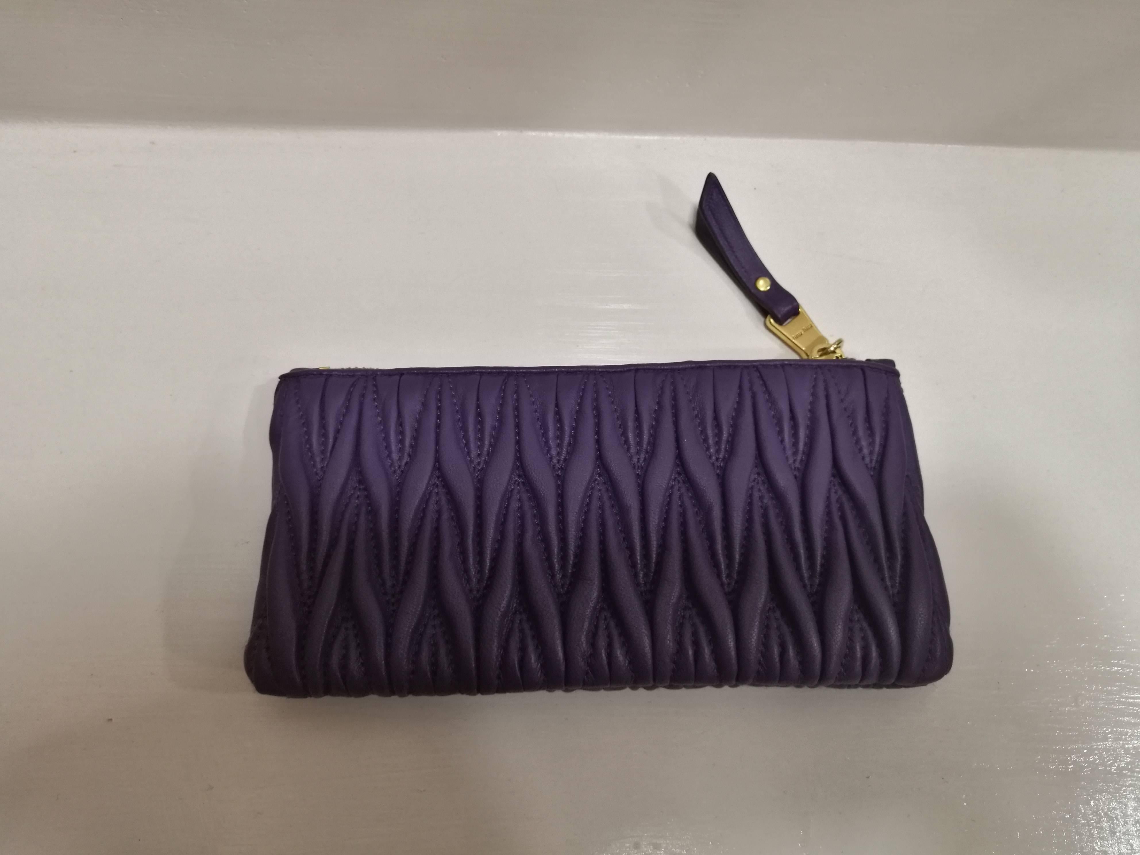 Miu Miu purple Wallet In New Condition In Capri, IT