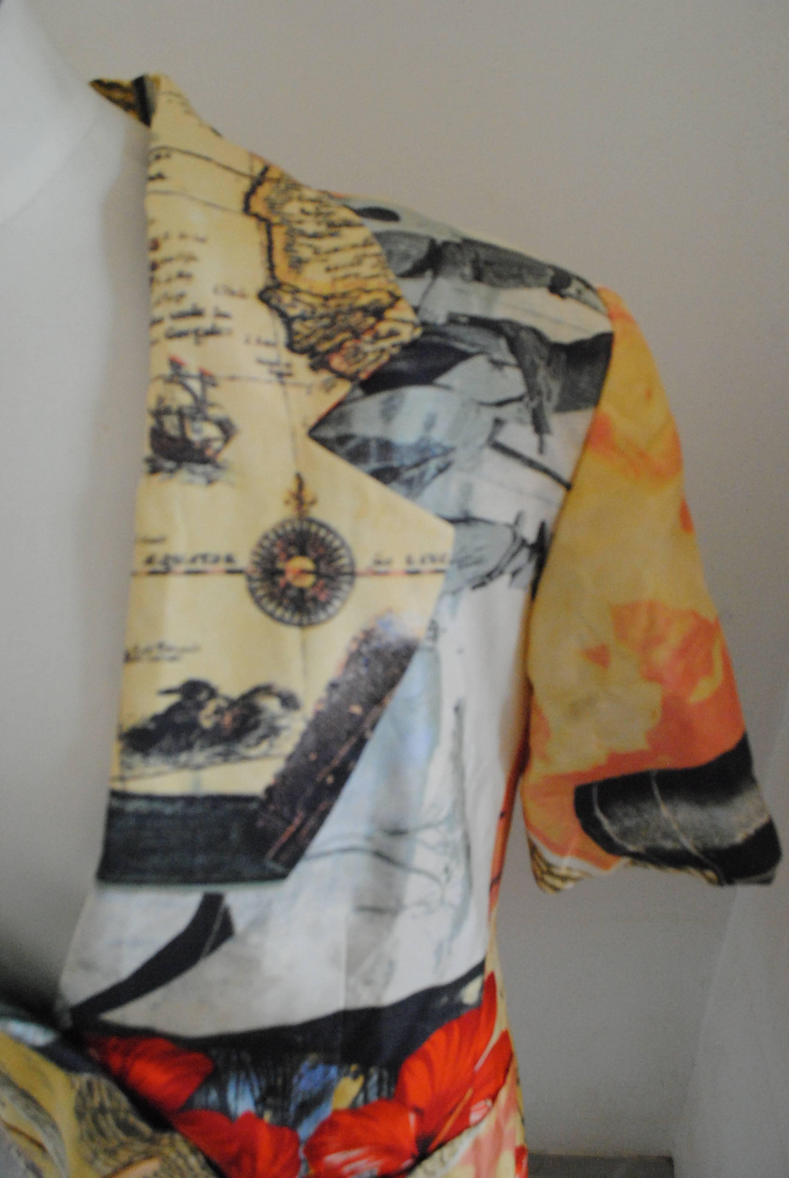 Genny by Gianni Versace Shirt In Excellent Condition In Capri, IT