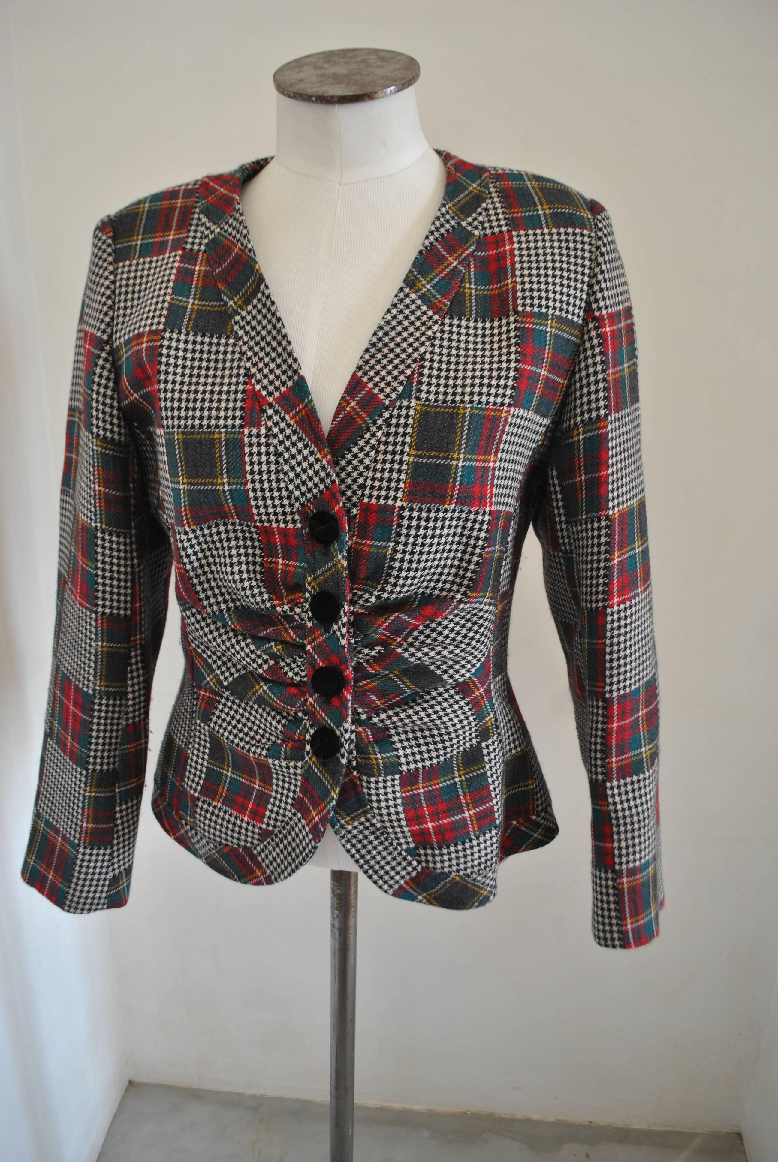 Black Ungaro multicolour wool jacket For Sale