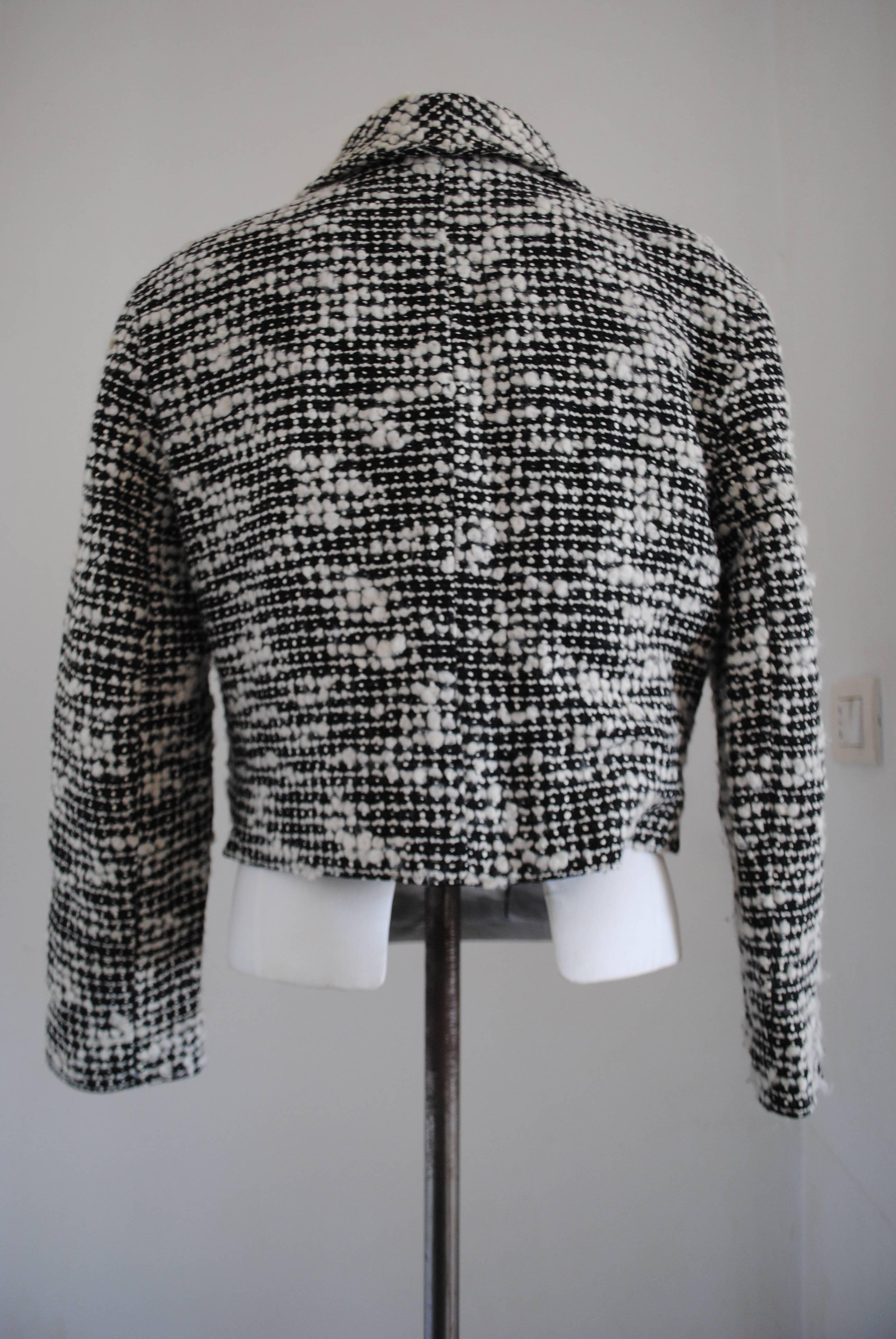 Valentino Black and White Jacket For Sale 4