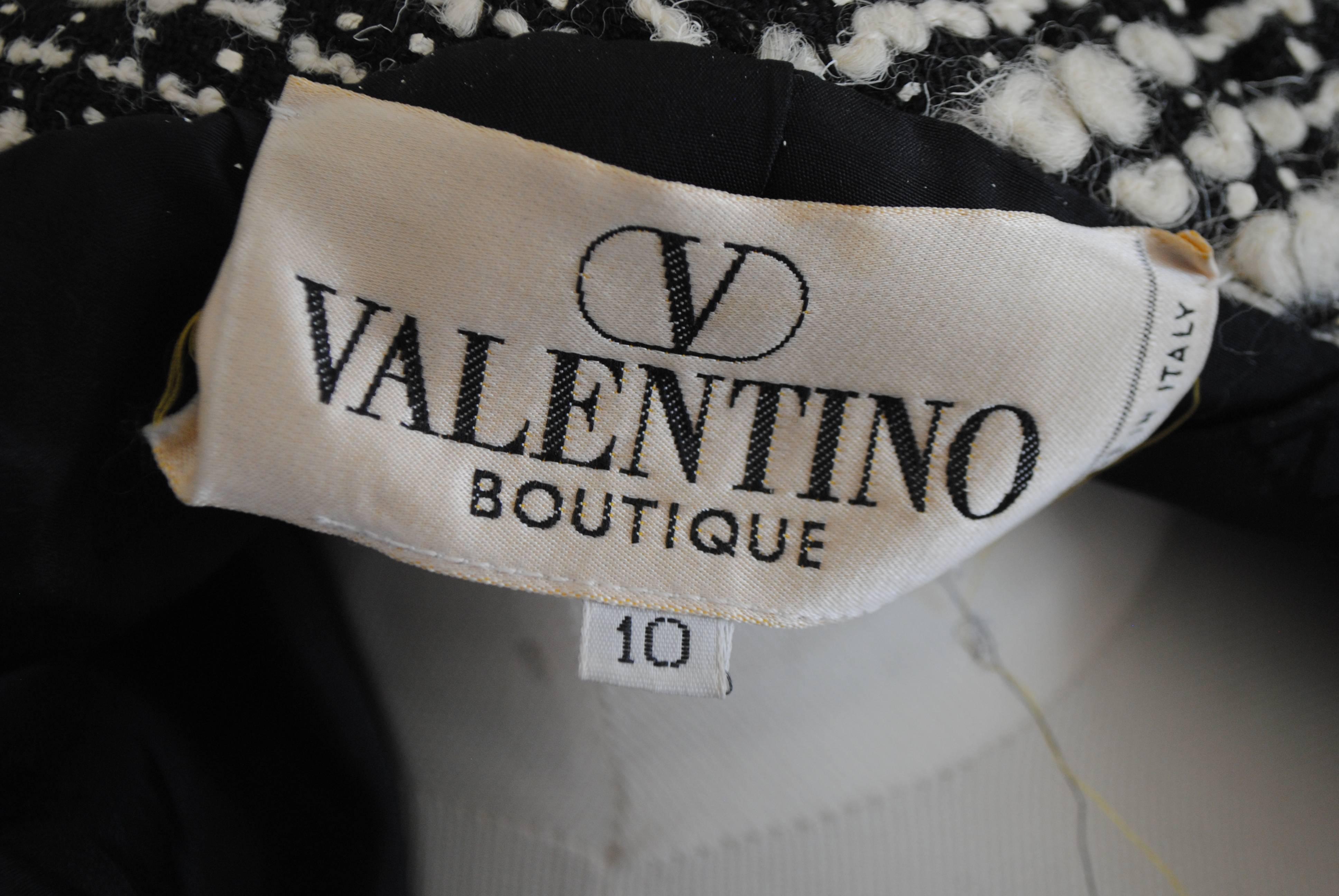 Valentino Black and White Jacket For Sale 6