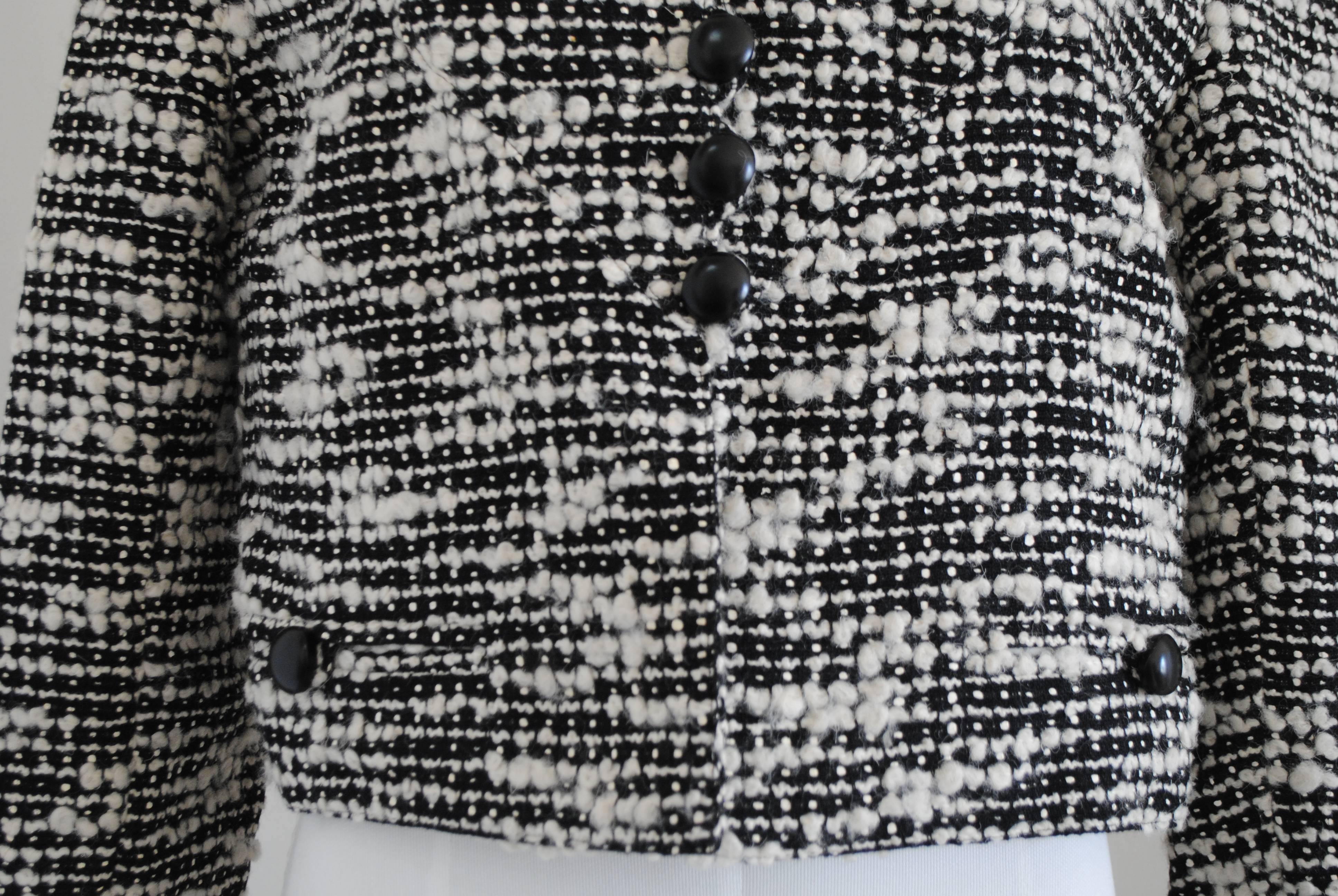 Valentino Black and White Jacket For Sale 2