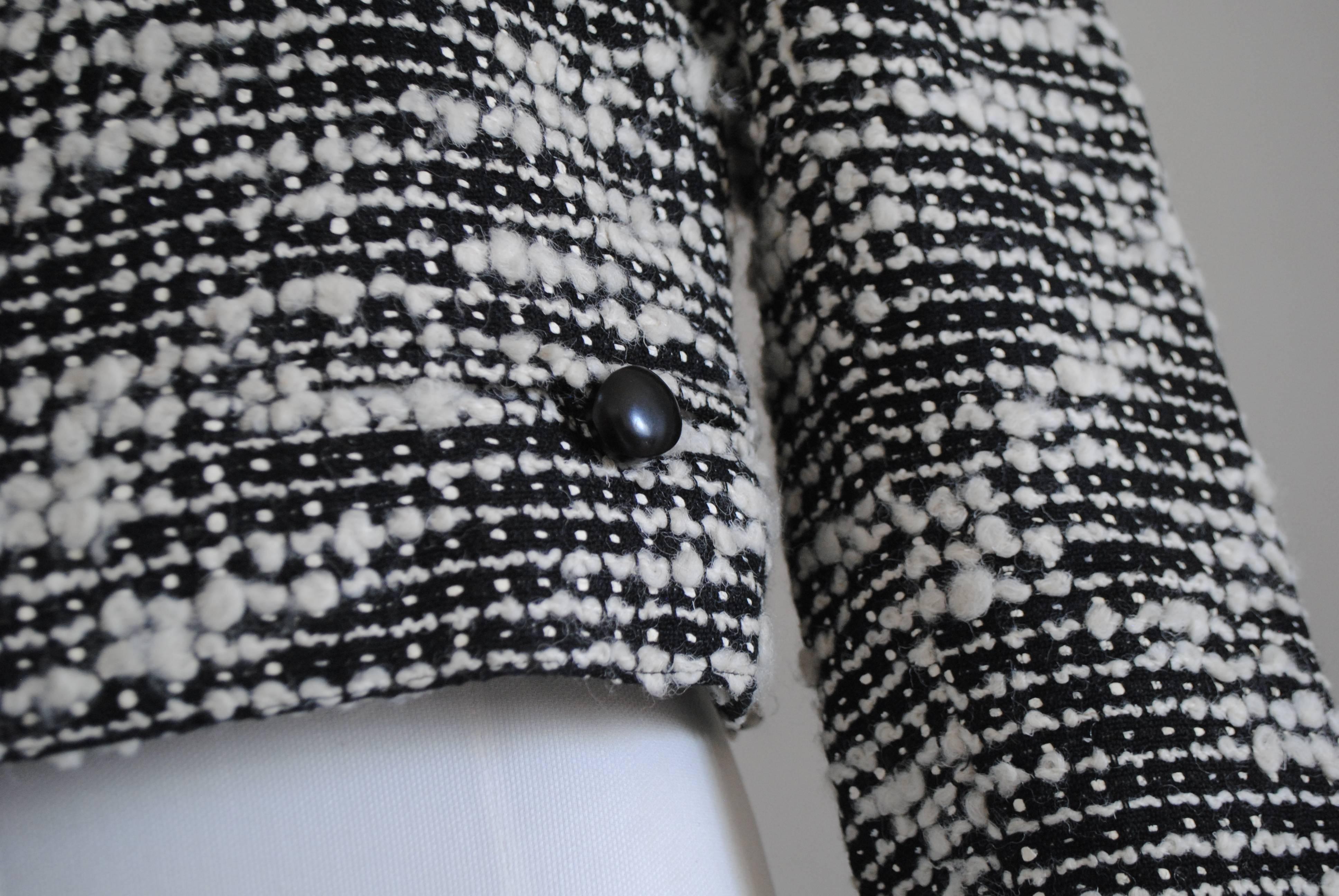 Valentino Black and White Jacket For Sale 5