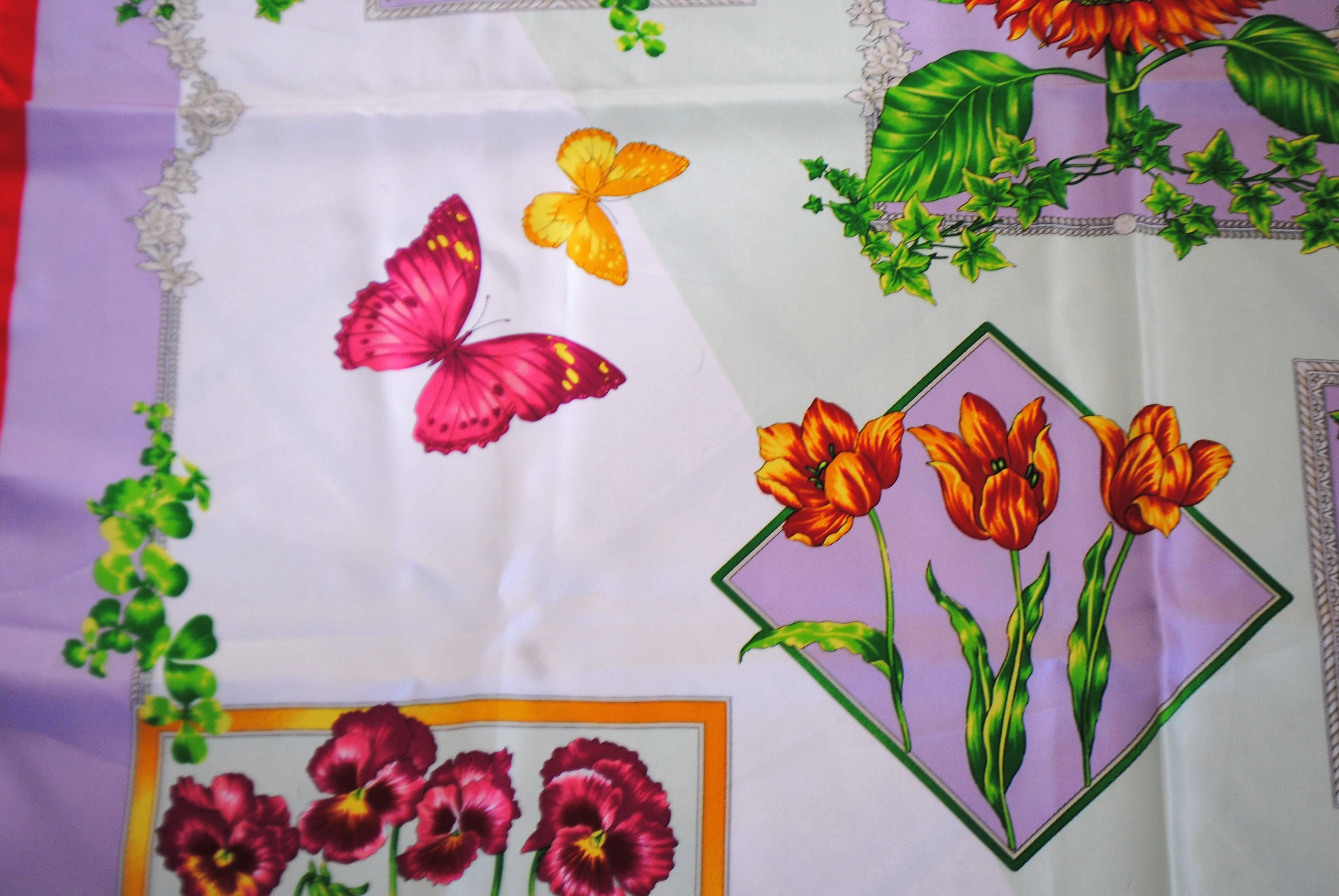 Versace Multicolour Silk foulard 1