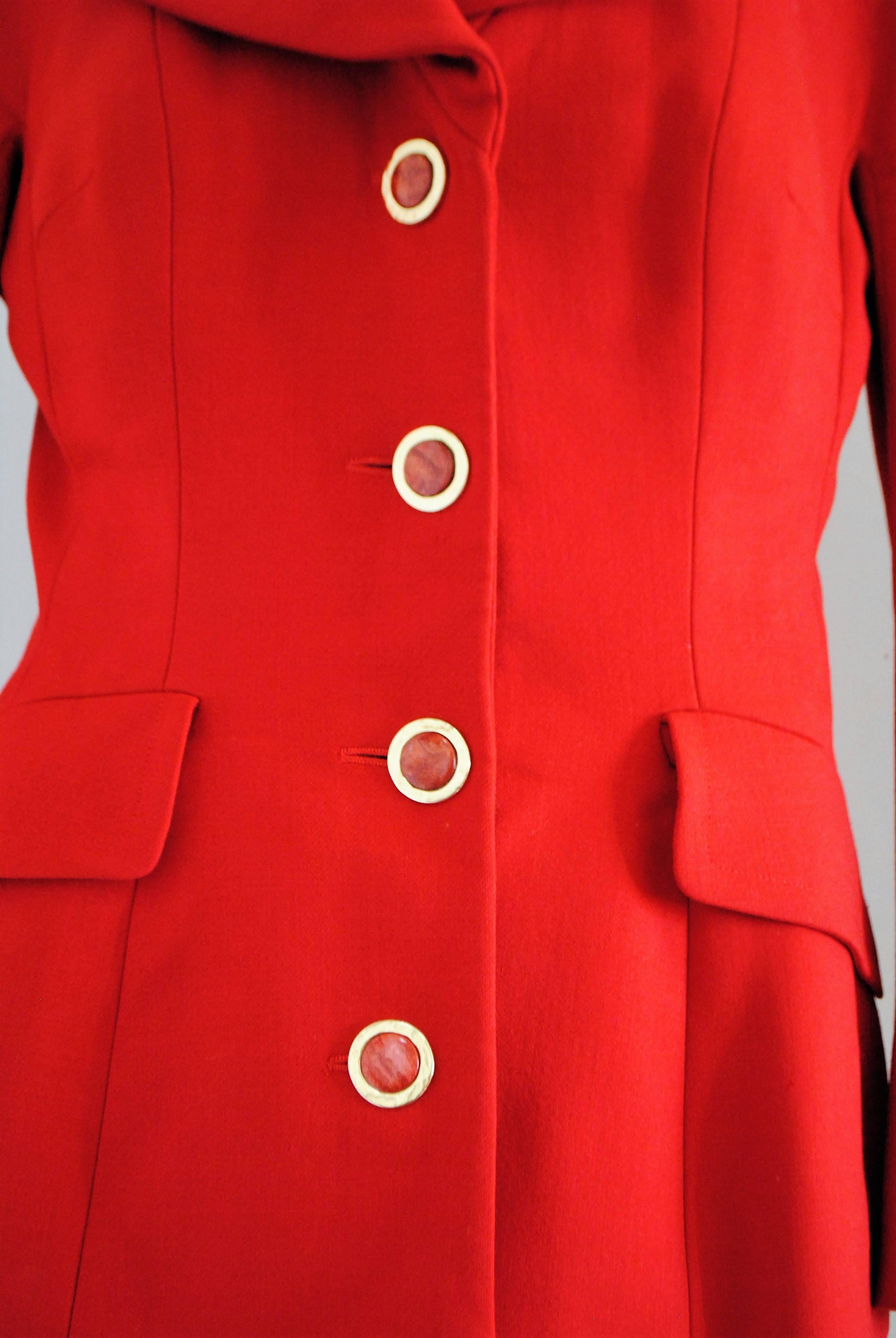 Dolce & Gabbana Red skirt suit 1