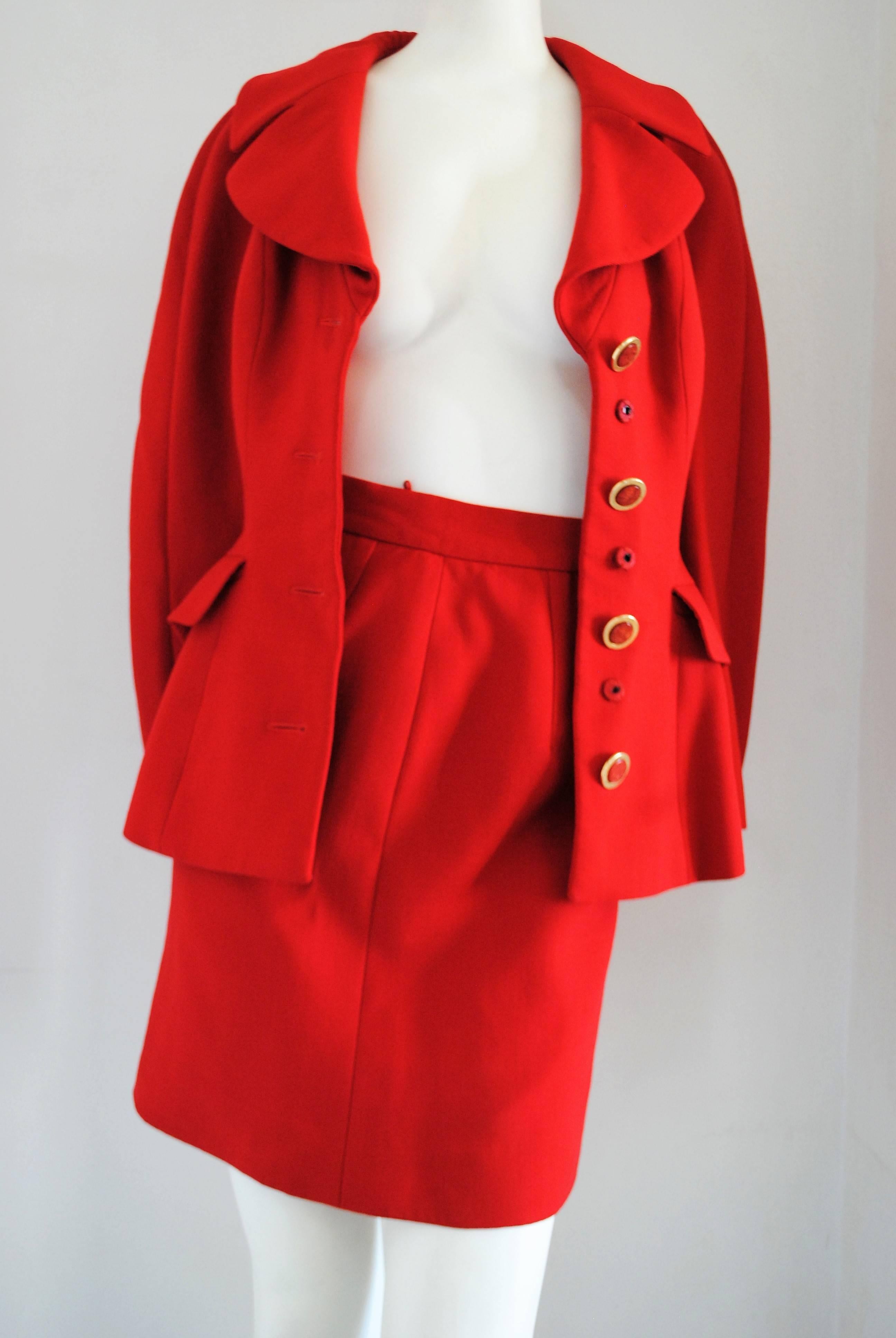 Dolce & Gabbana Red skirt suit 2