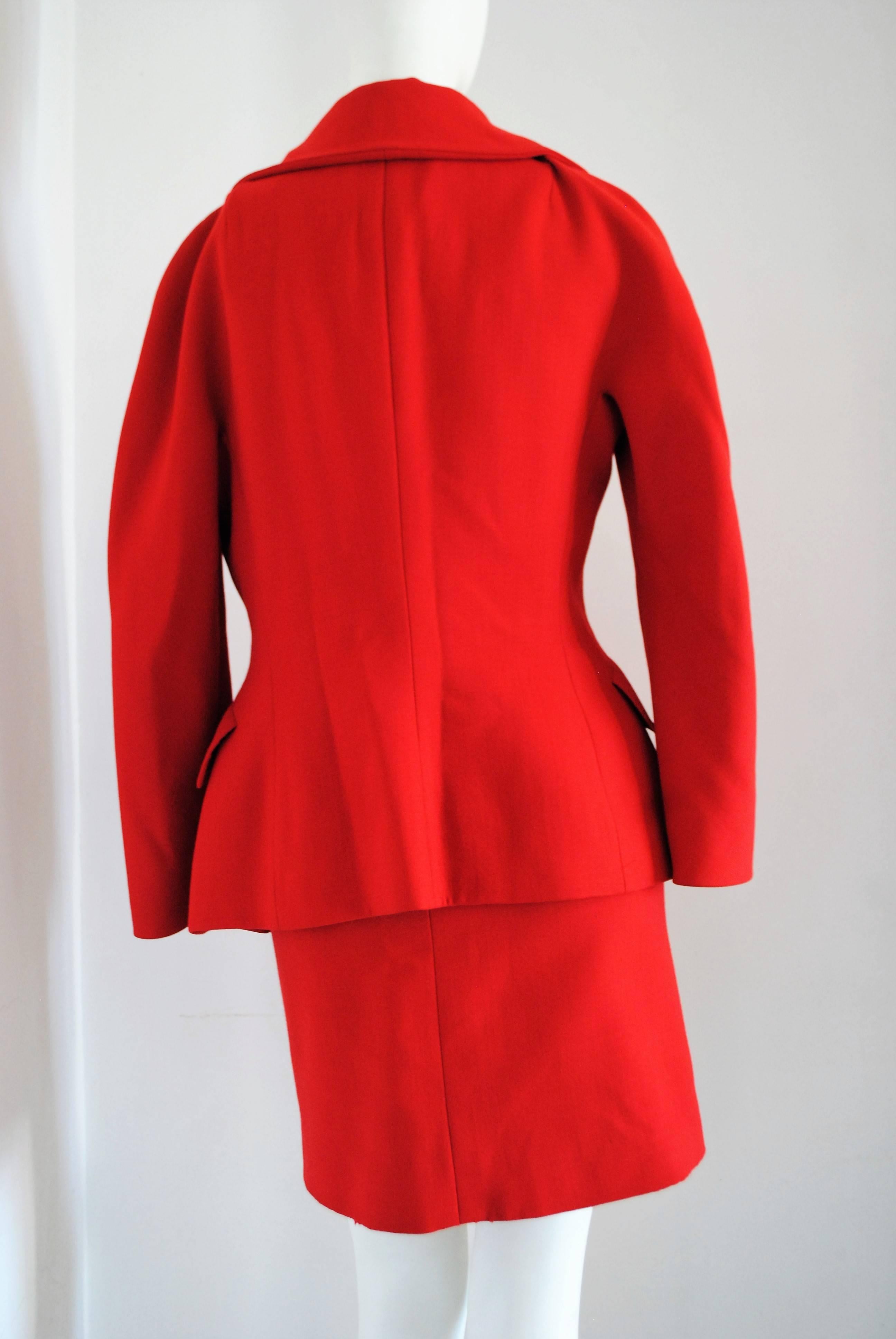 Dolce & Gabbana Red skirt suit 3