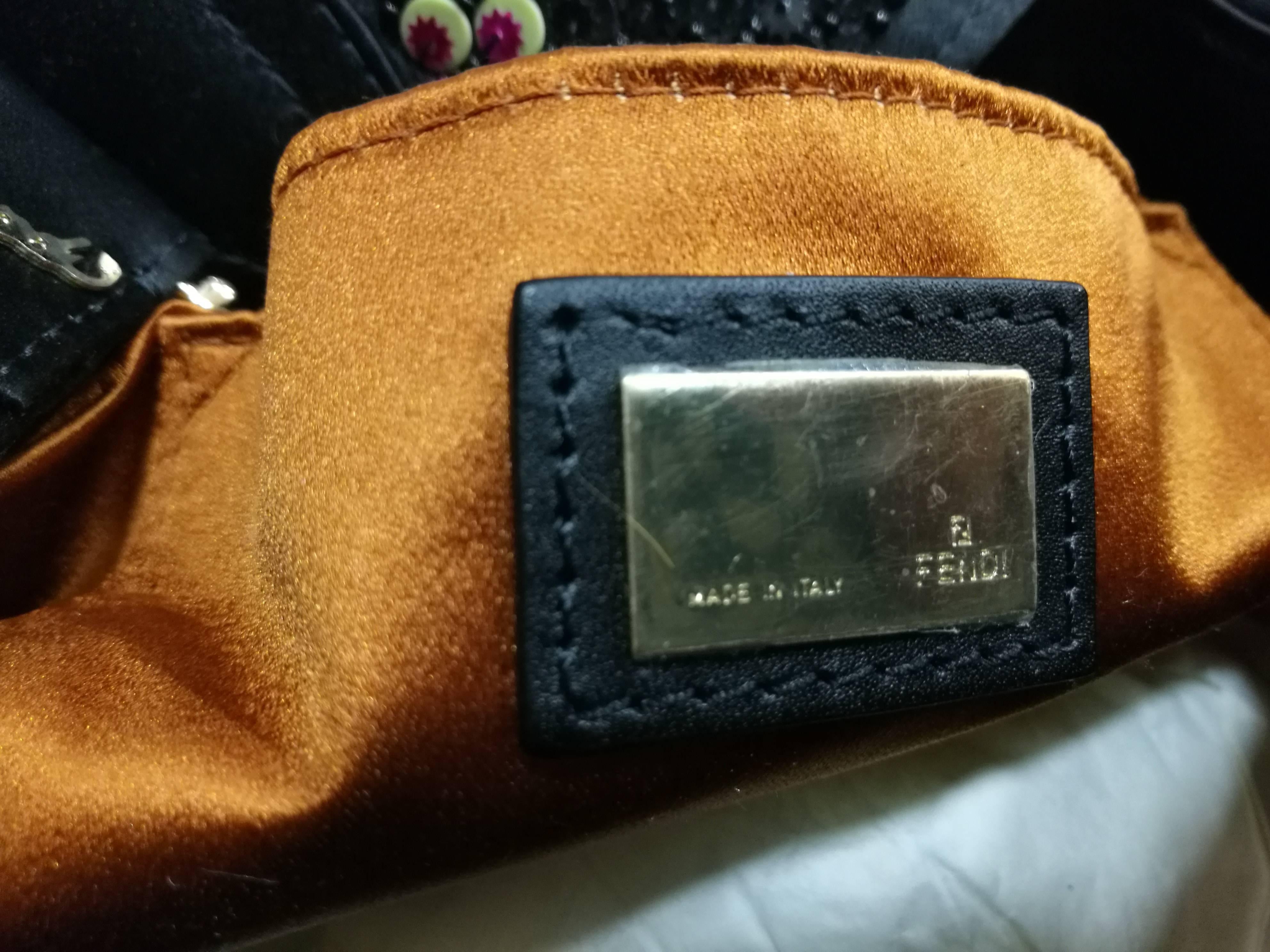 Fendi Viole Satin Spy Bag In Excellent Condition In Capri, IT