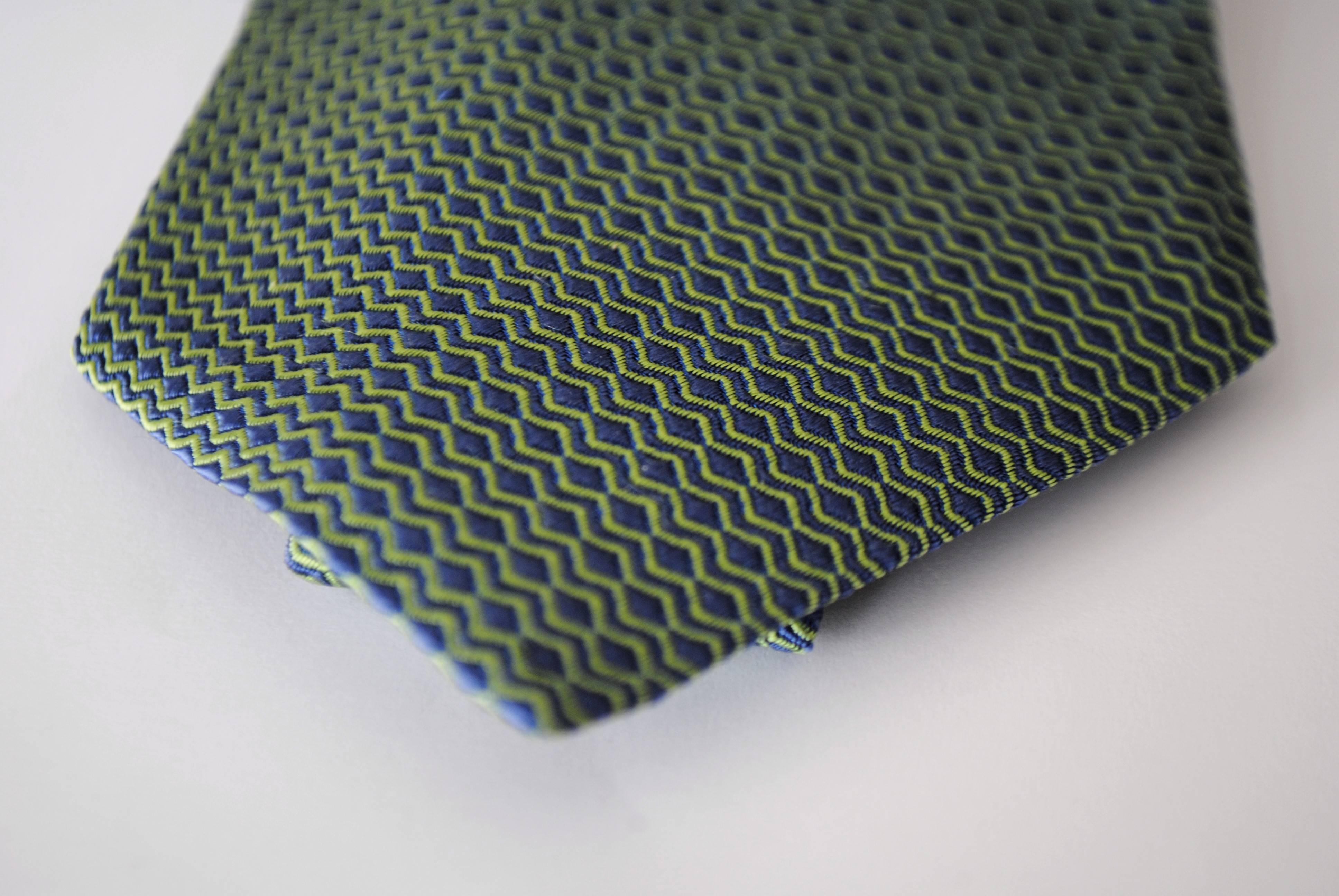 Hermes Green  Tie
Totally made in france in 100% silk