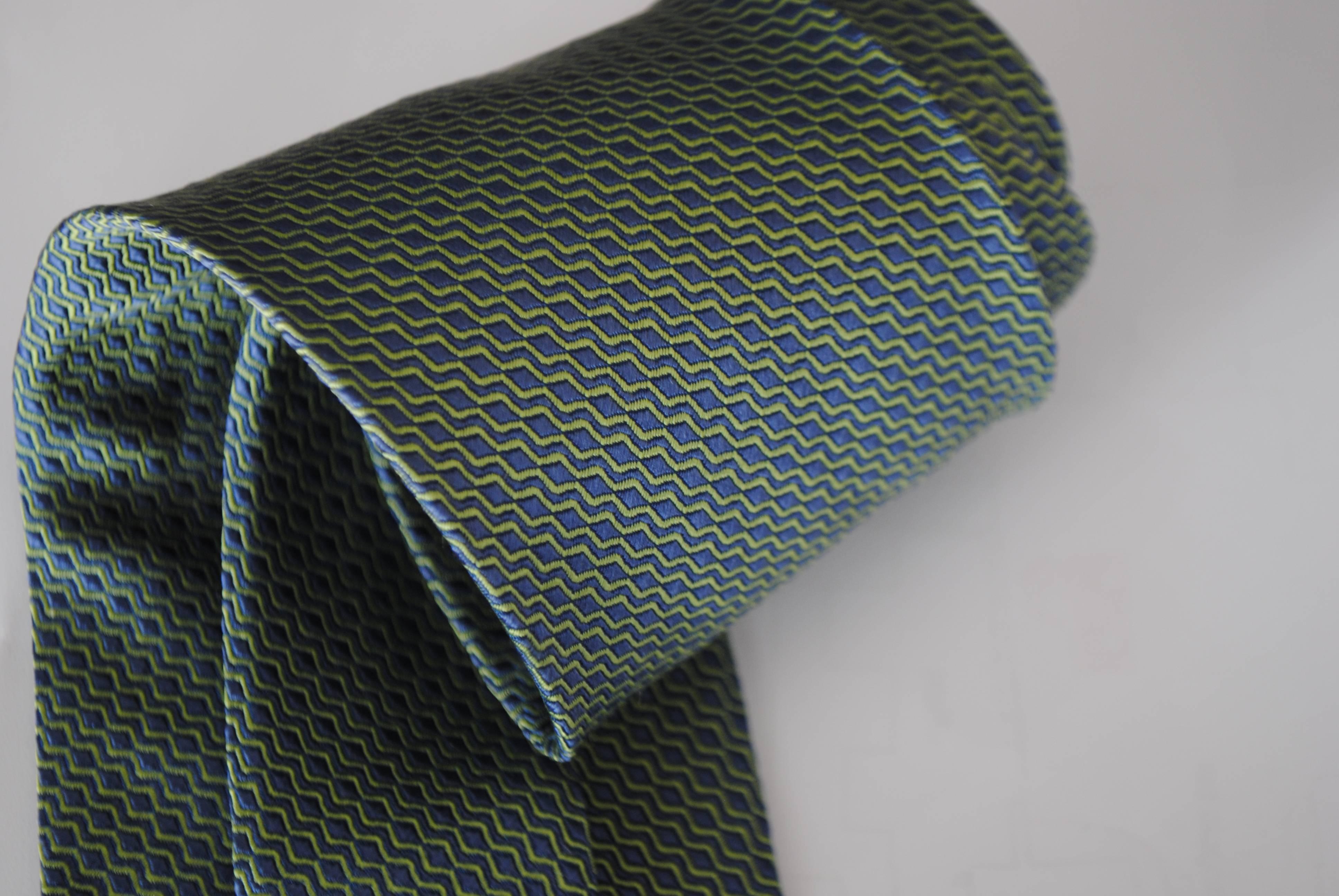 Men's Hermes Green  Tie