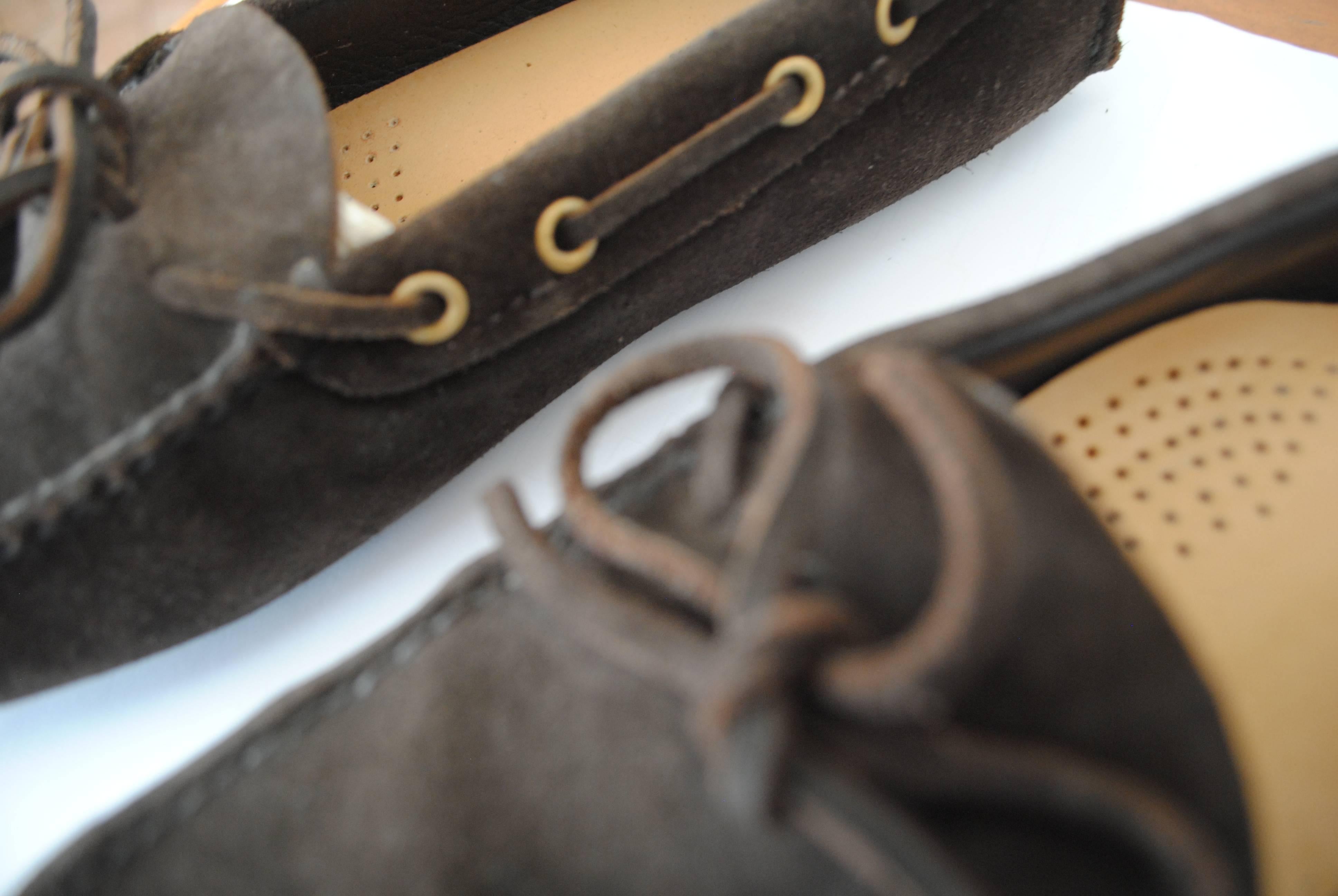 Black Car Shoe Brown loafer Unworn For Sale
