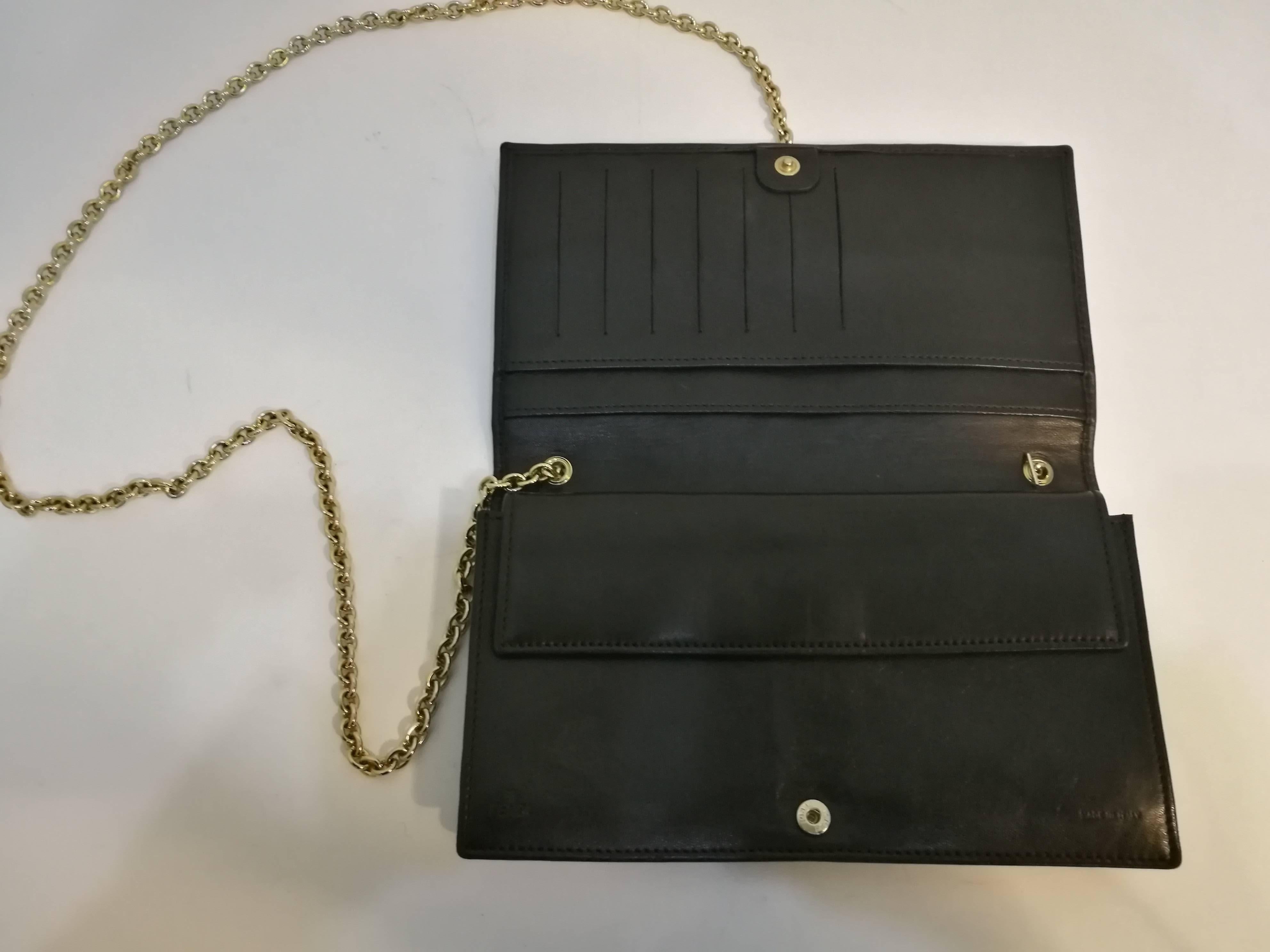 Fendi blu navu wallet chain shoulder bag In Good Condition In Capri, IT