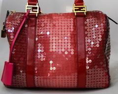 Fendi Forever Sequins Boston Bag