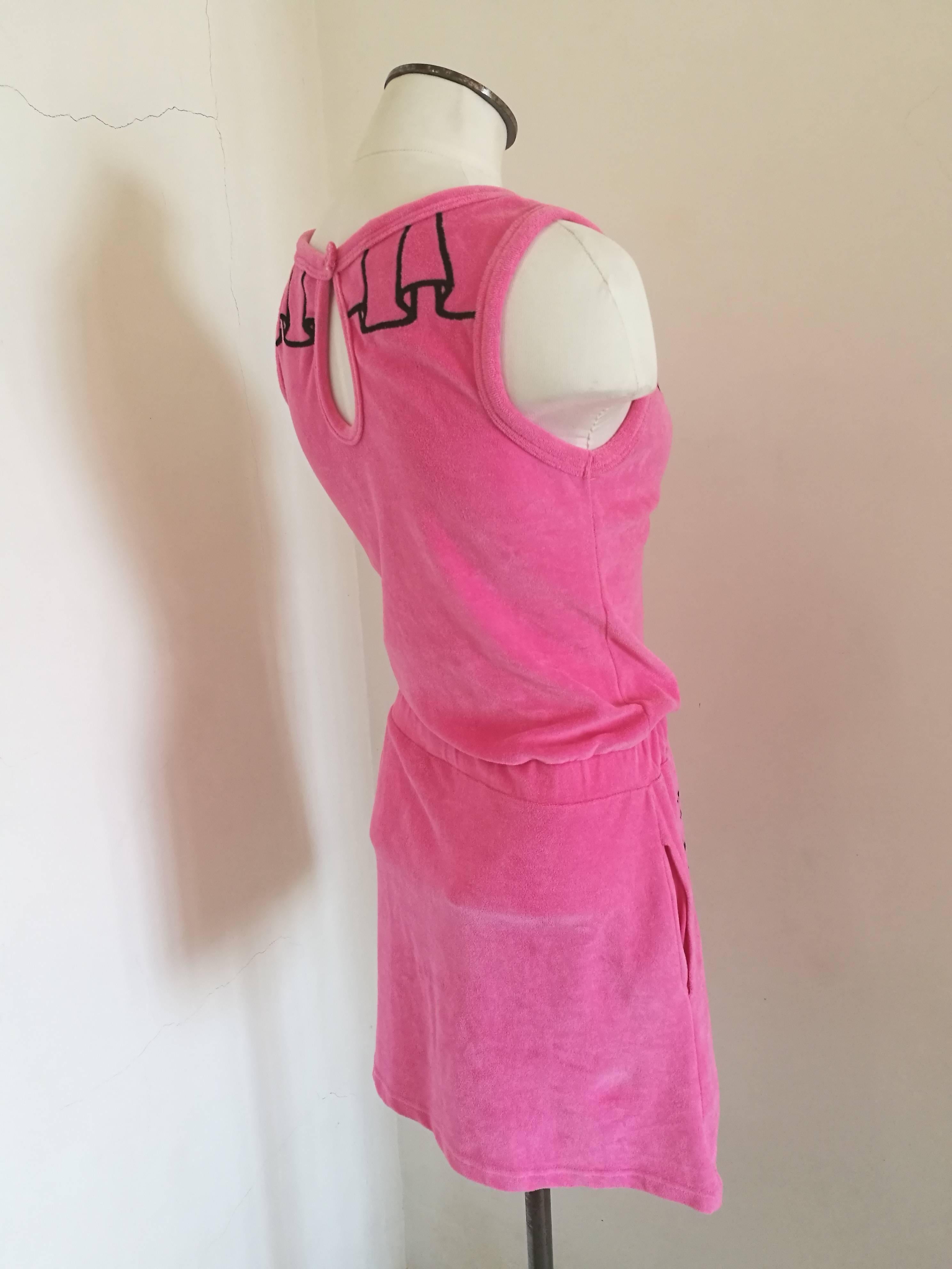 Moschino Swim Pink Dress In Excellent Condition In Capri, IT