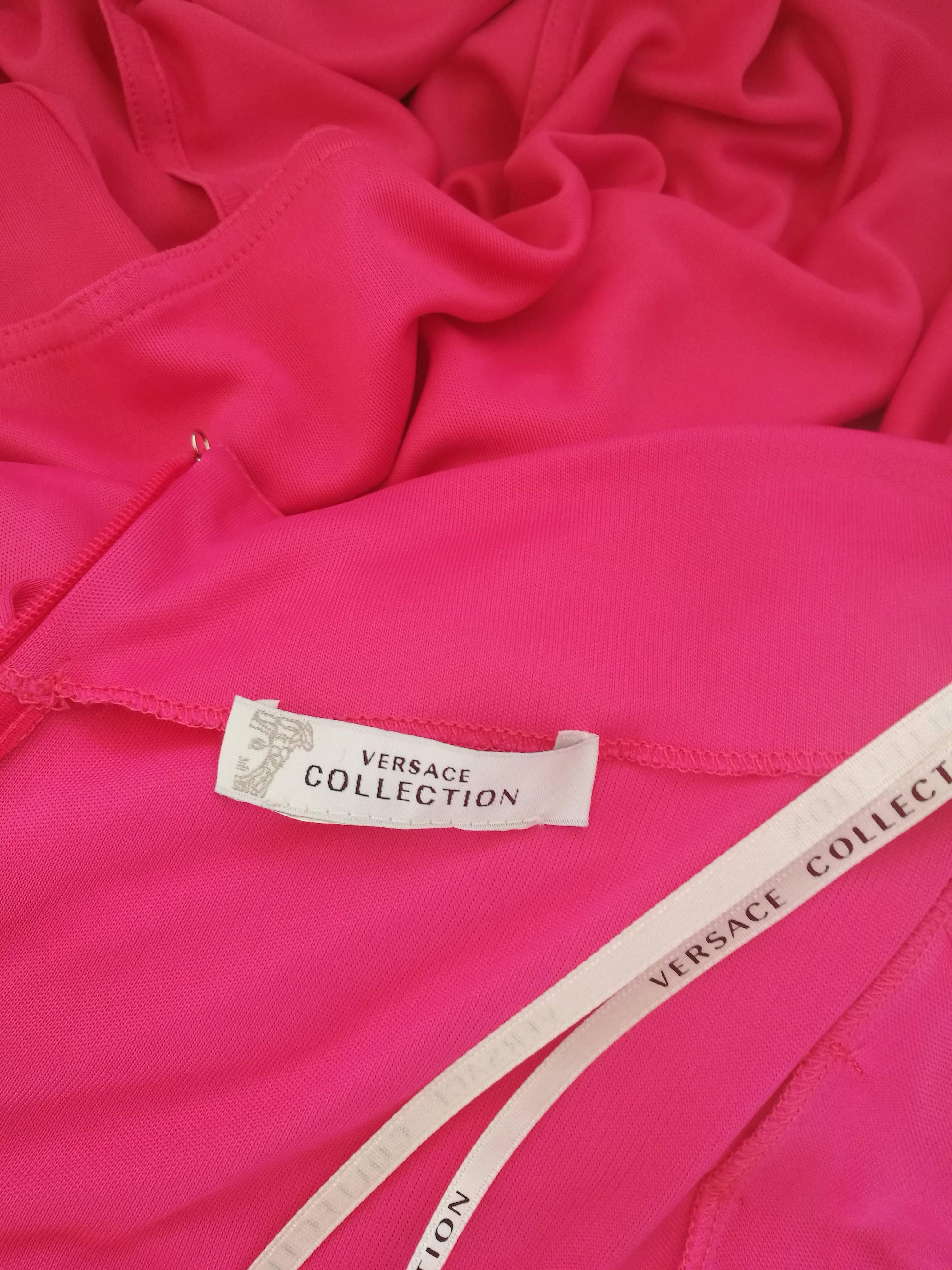 Versace Collection Pink Dress In Excellent Condition In Capri, IT