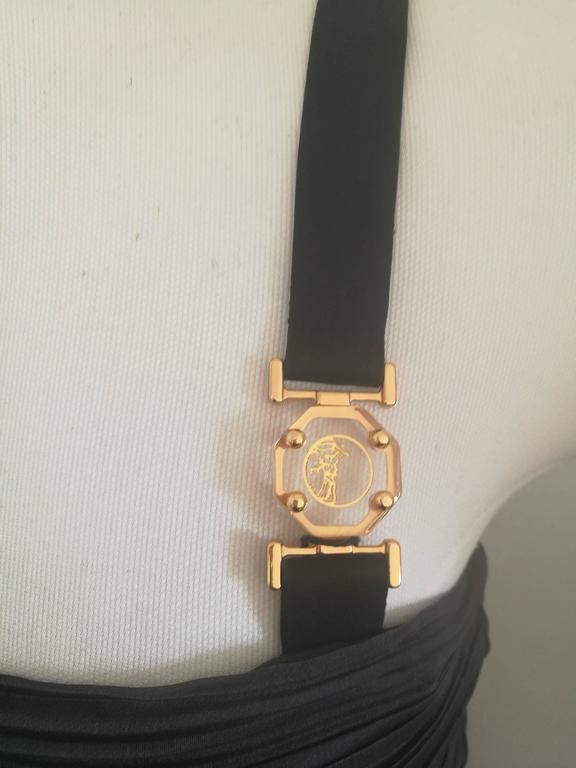 Versus by Gianni Versace Black Dress NWOT at 1stDibs versus black