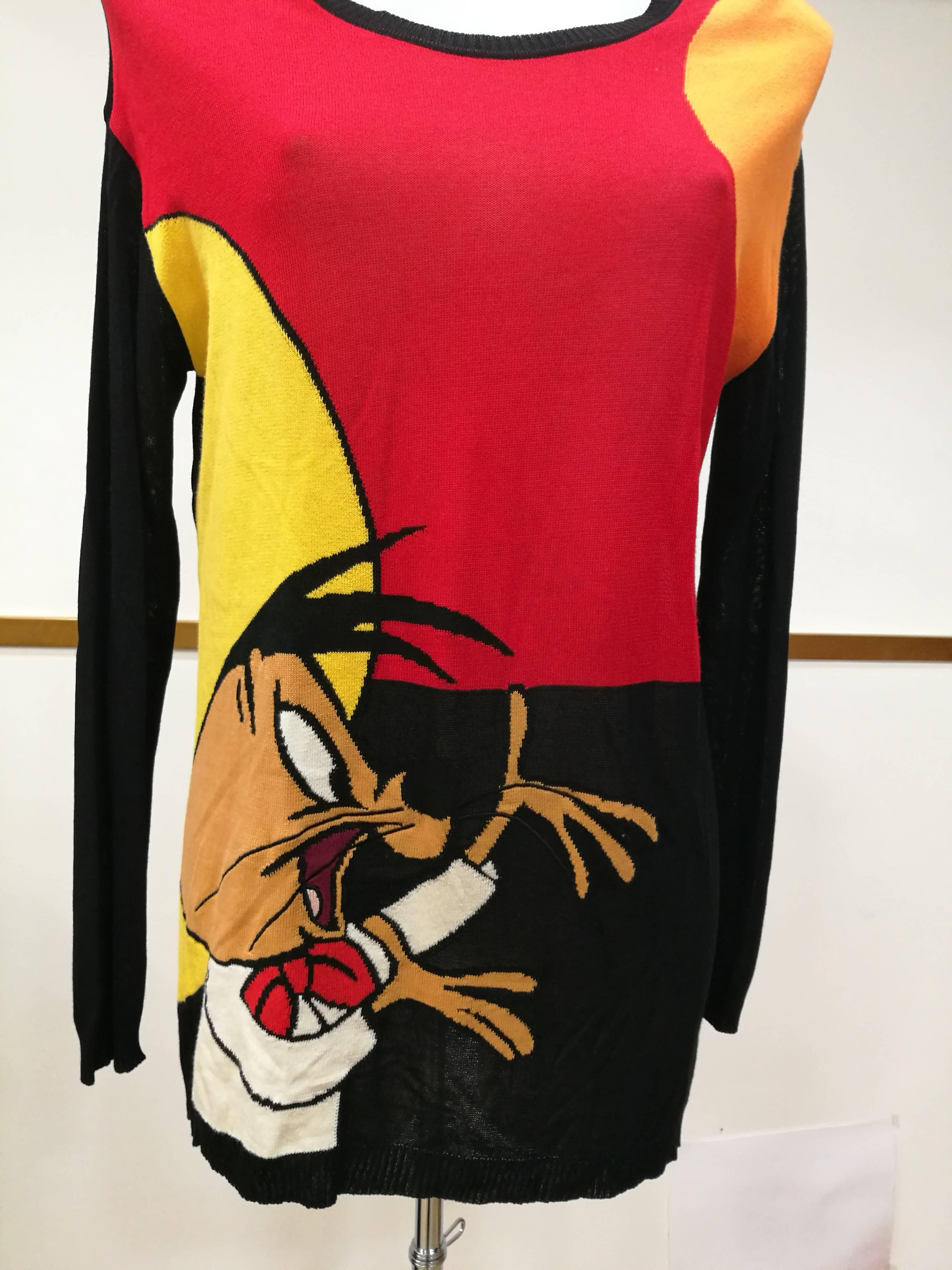 Vintage J. C. de Castelbajac Looney Tunes Pull 

Totally made in Italy in standard size L 

Composition: 85 Viscose 15 Cotton