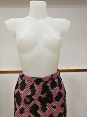 2000s Balenciaga Python Stamp Skirt