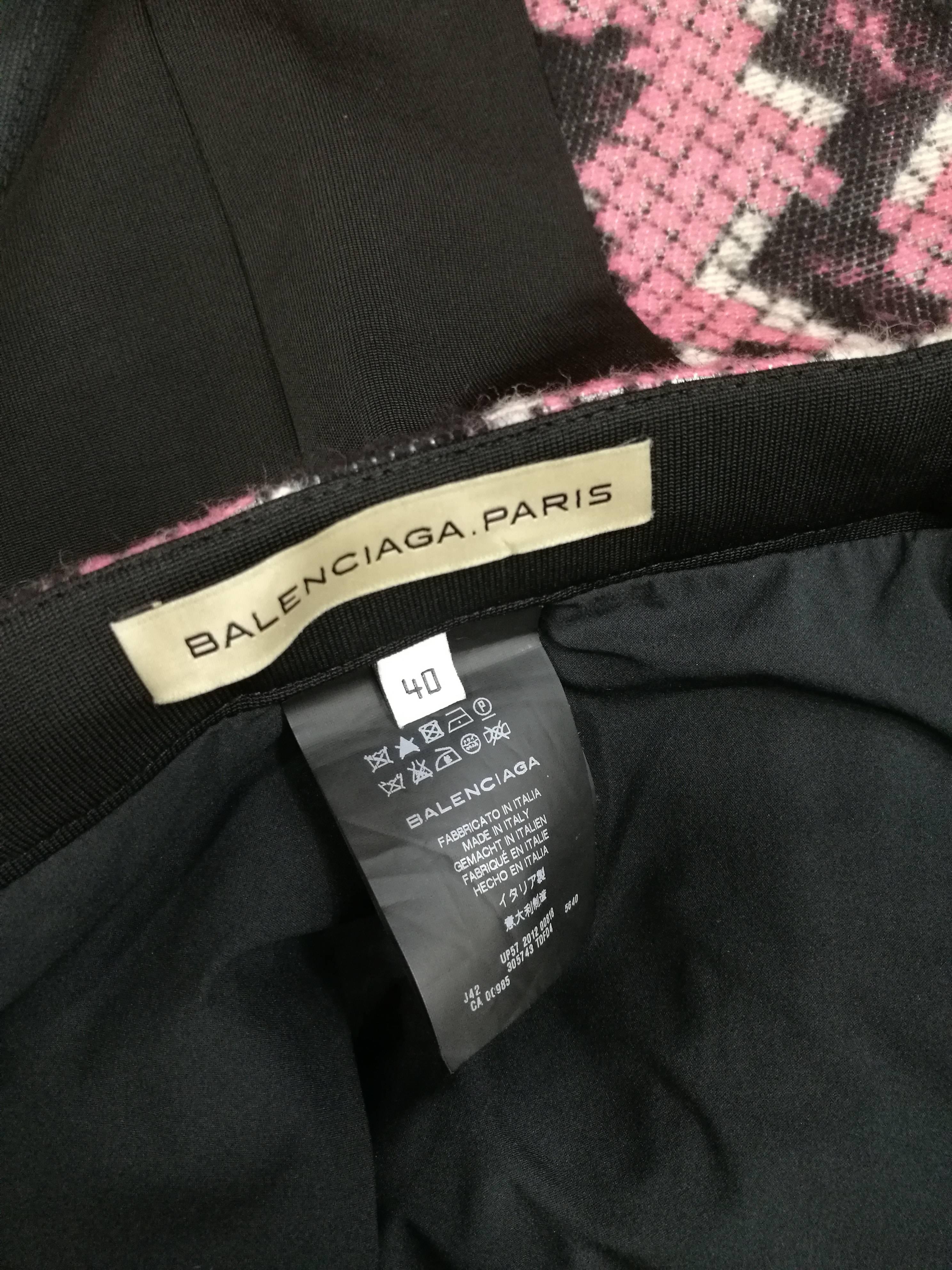 Women's 2000s Balenciaga Python Stamp Skirt  For Sale