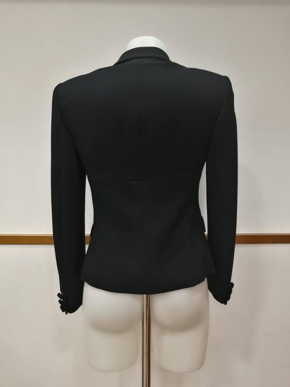 Vintage Moschino Cheap and Chic black Jacket For Sale at 1stDibs
