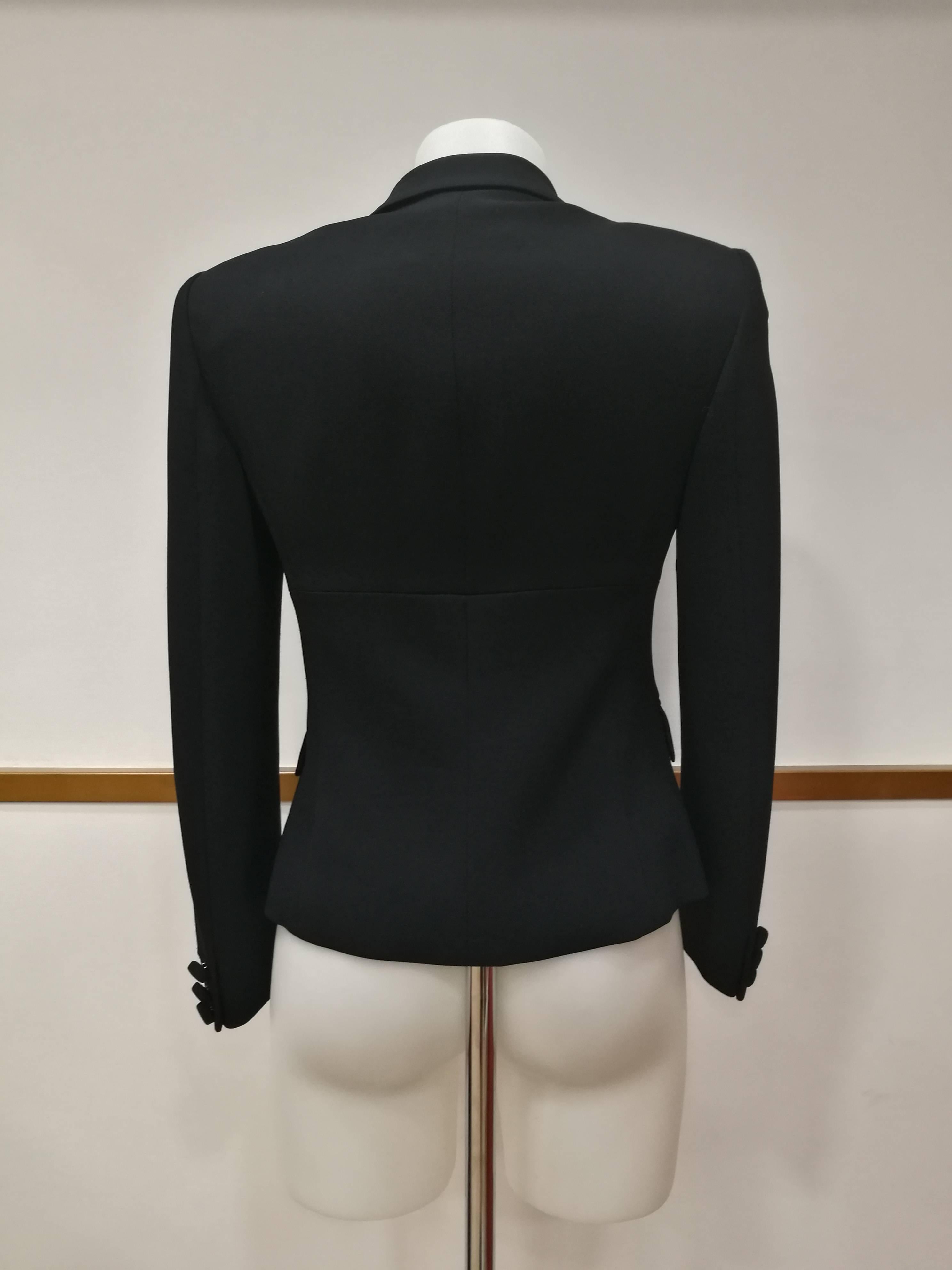 Women's Vintage Moschino Cheap & Chic black Jacket For Sale